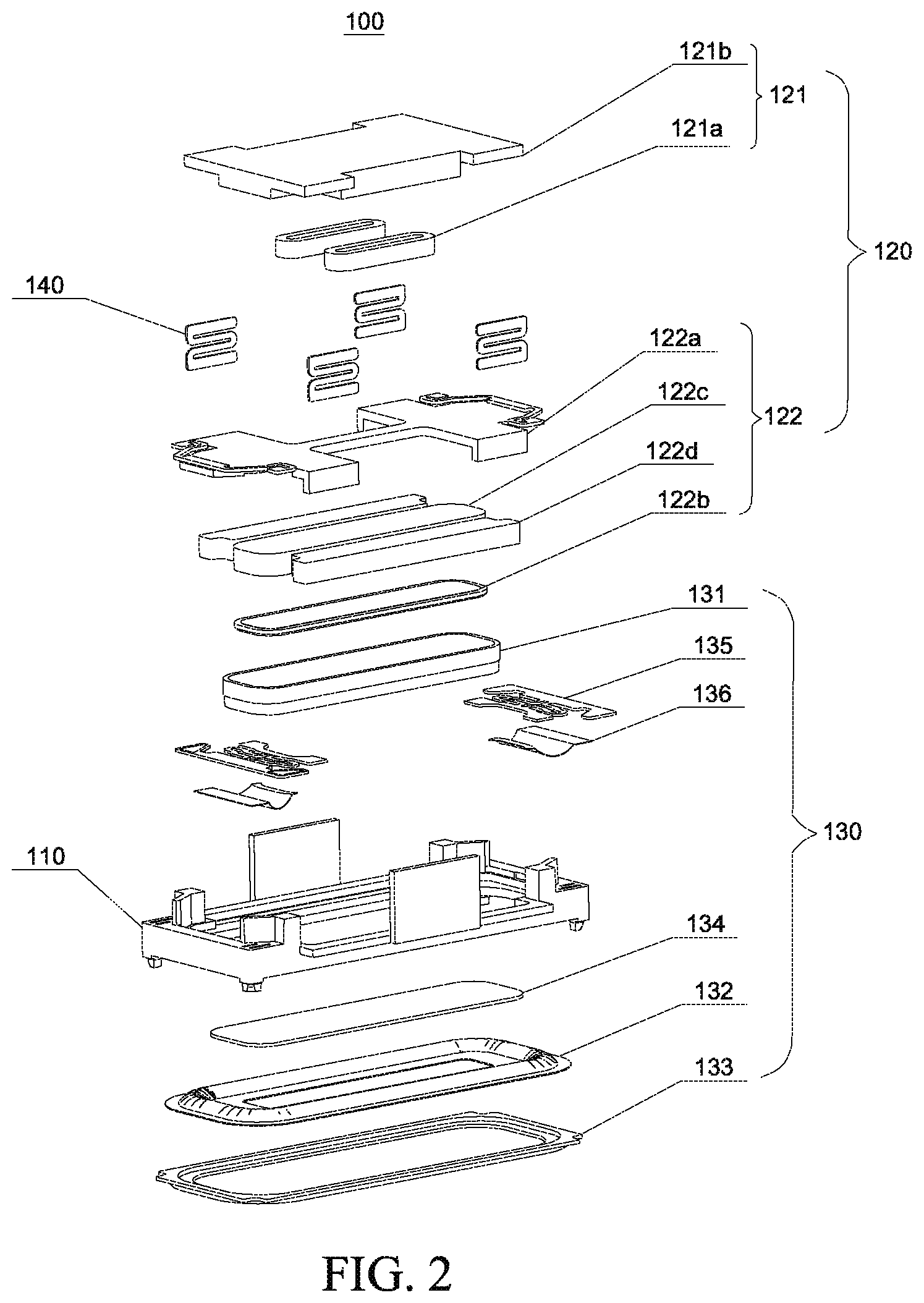Patent US12610195 Figure 2 – Miniature speaker
