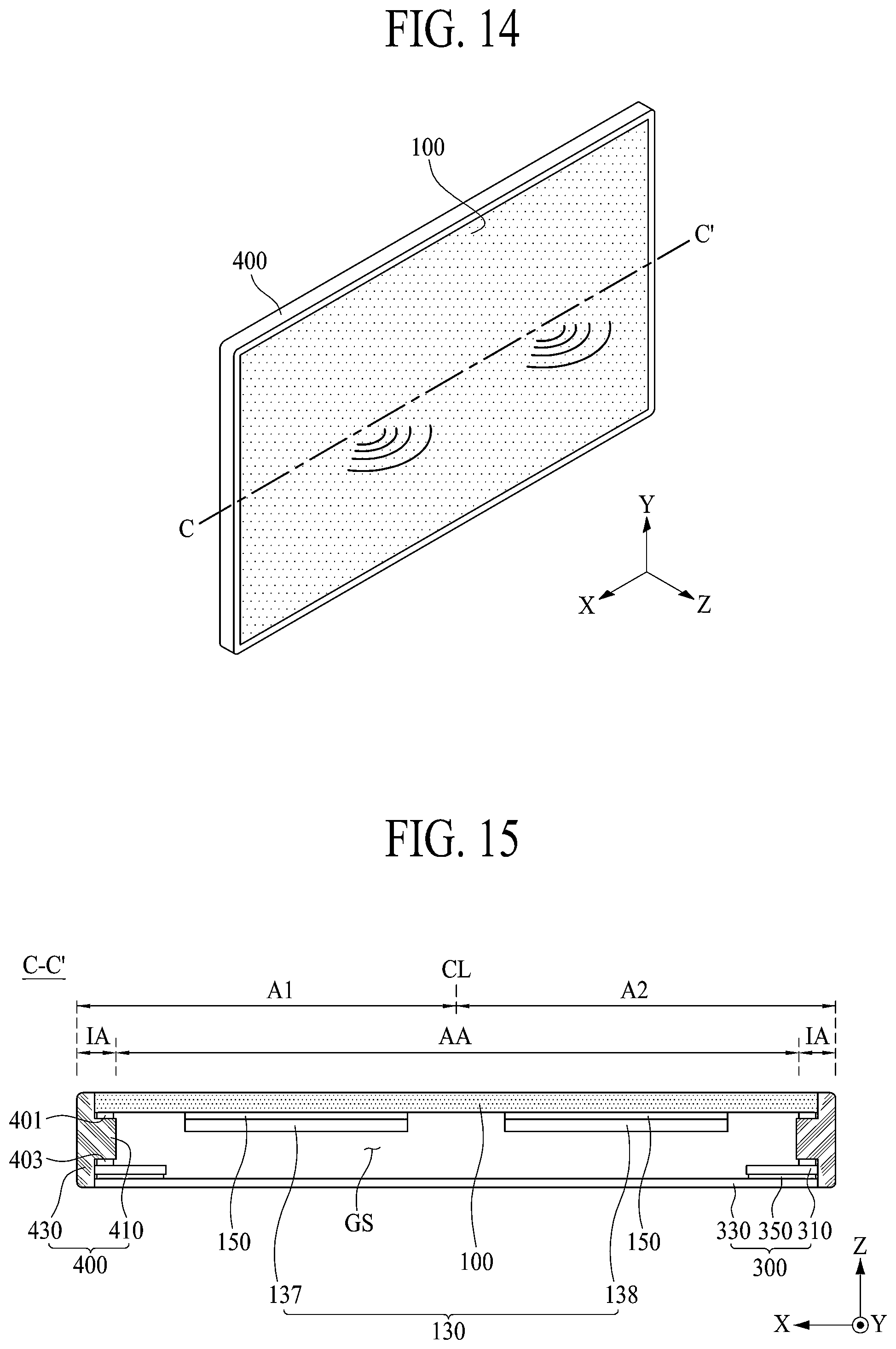 Patent US12610196 Figure 14 – Vibration device and apparatus comprising same