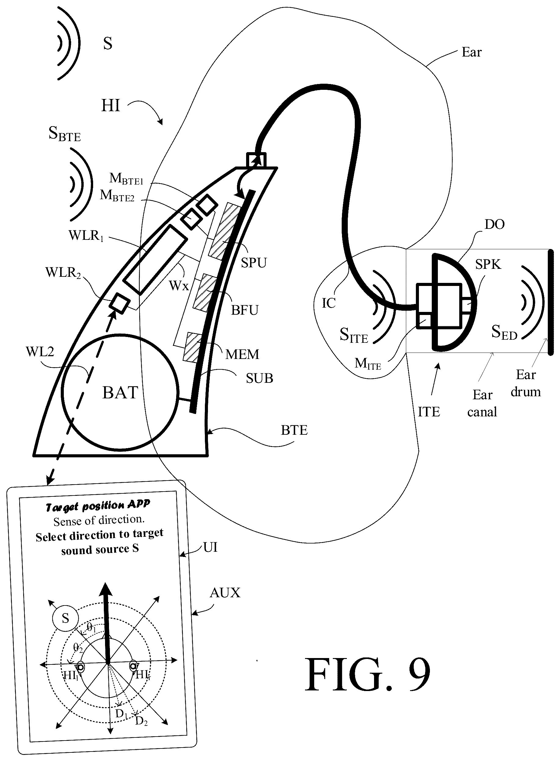 Patent US12610202 Figure 16 – Hearing aid or hearing aid system supporting wireless streaming