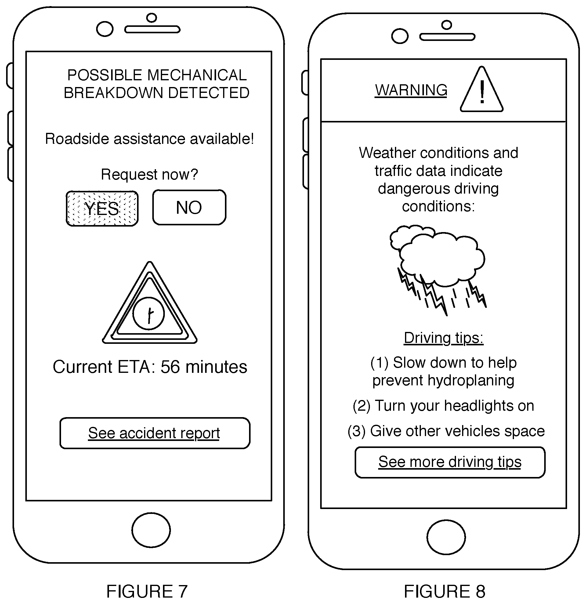 Patent US12610210 Figure 7 – Method for smartphone-based accident detection