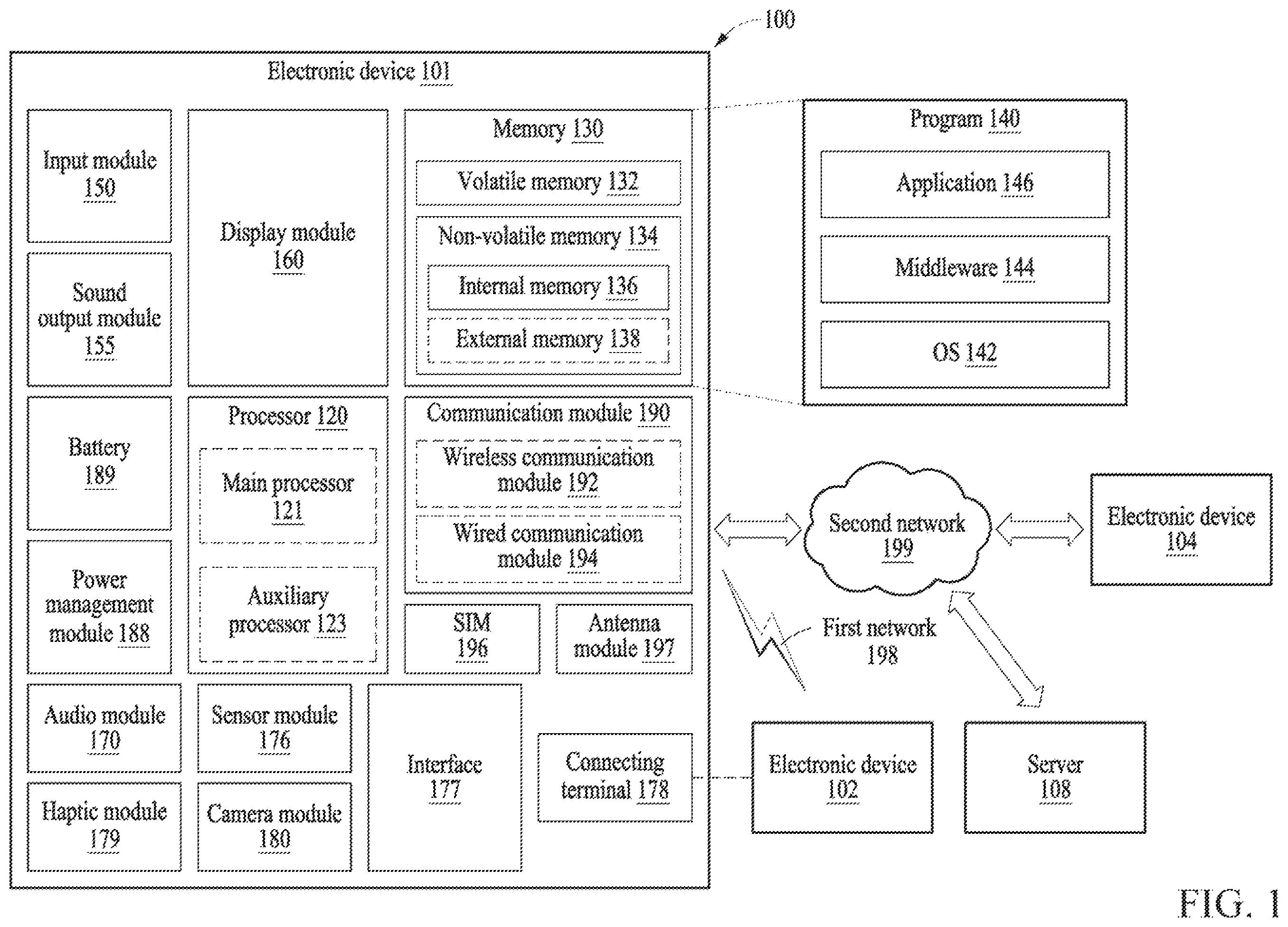 Patent US12610220 — Electronic device and offline device registration method — Figure 1