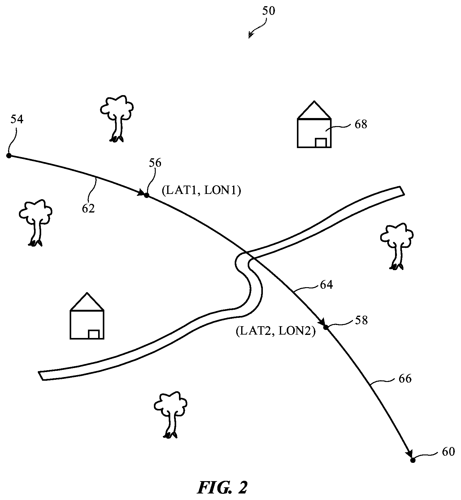 Patent US12610264 Figure 2 – User equipment with wireless coverage tracking capabilities