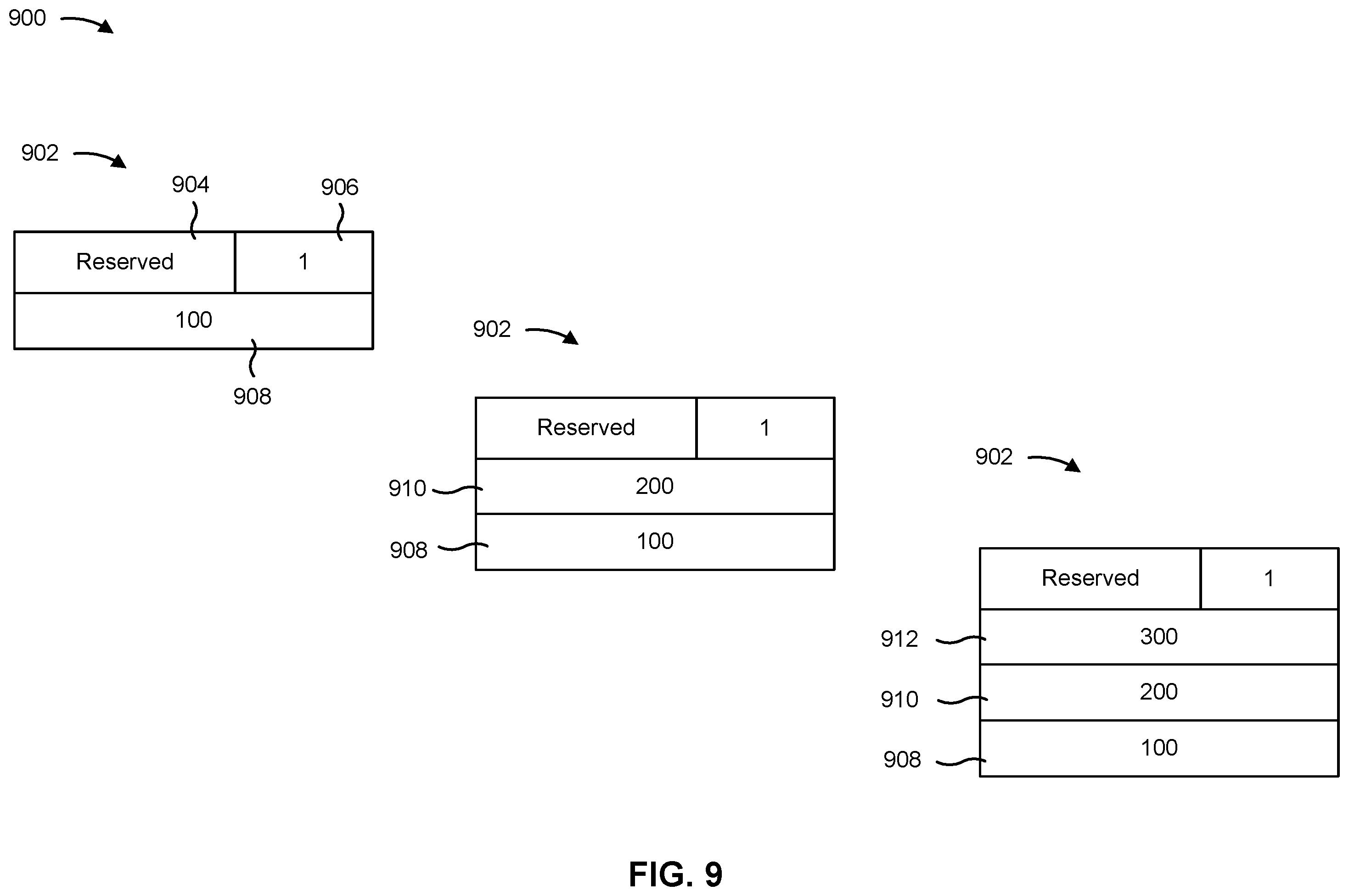 Patent US12610275 Figure 9 – Sidelink buffer status reporting for multi-hop sidelink networks