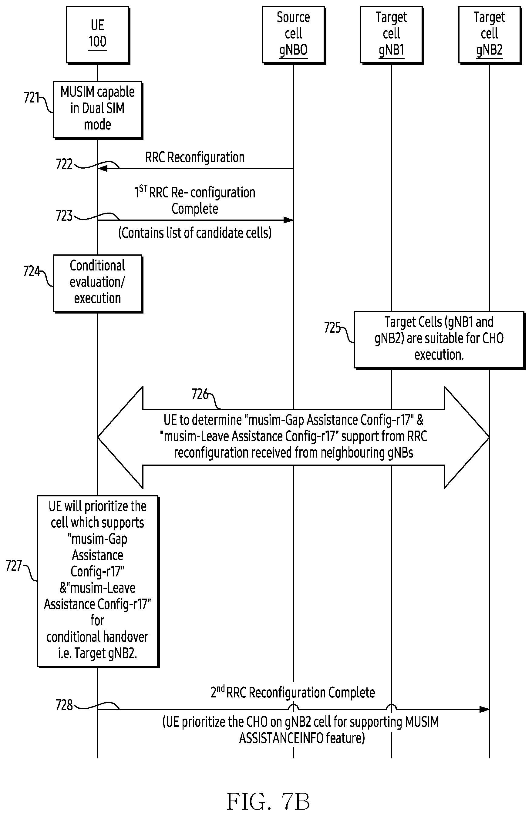 Patent US12610297 Figure 13 – Method and user equipment supporting musim for prioritizing cells