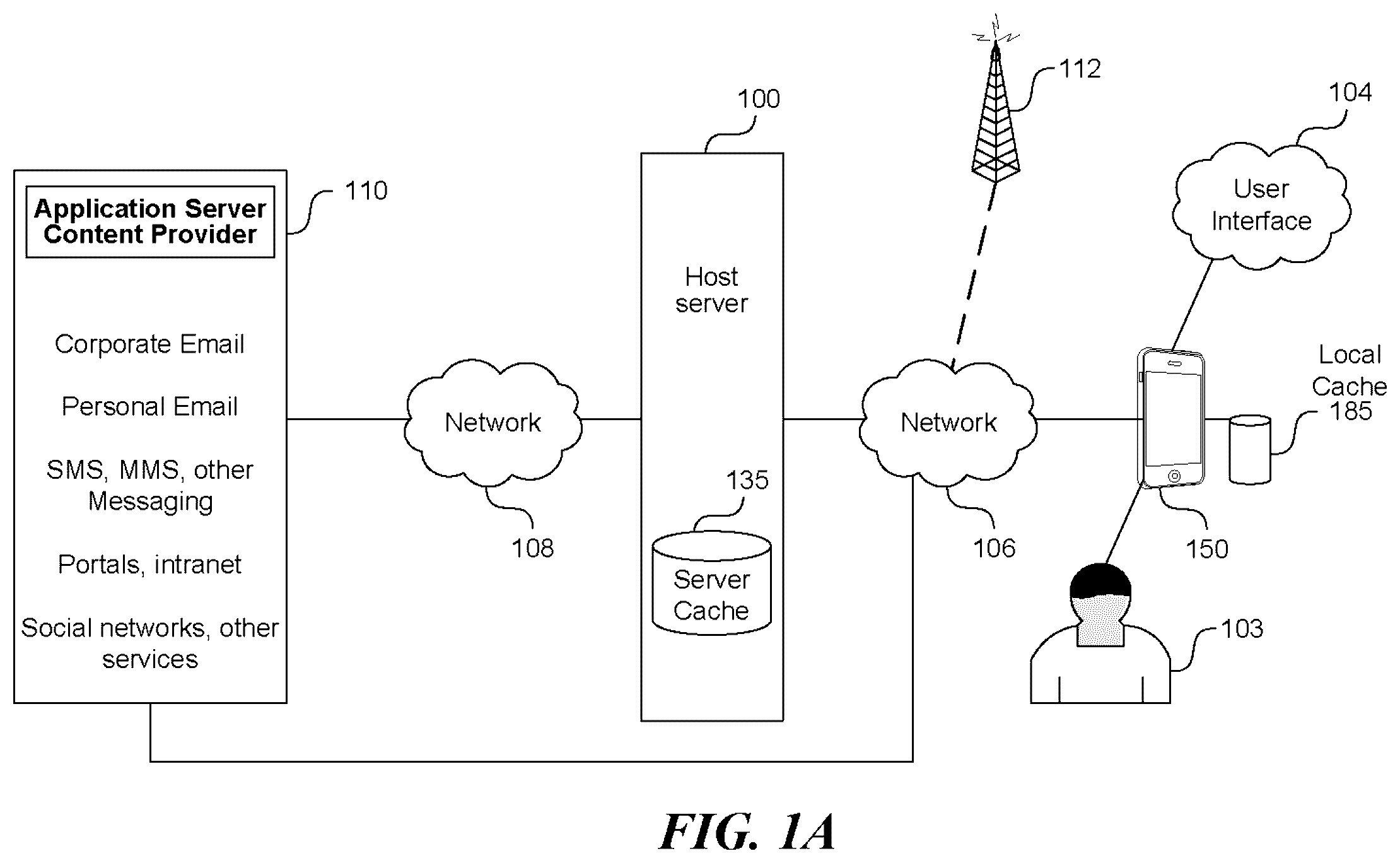 Patent US12610319 Figure 1 – Optimizing mobile network traffic coordination across multiple applications running on a mobile device