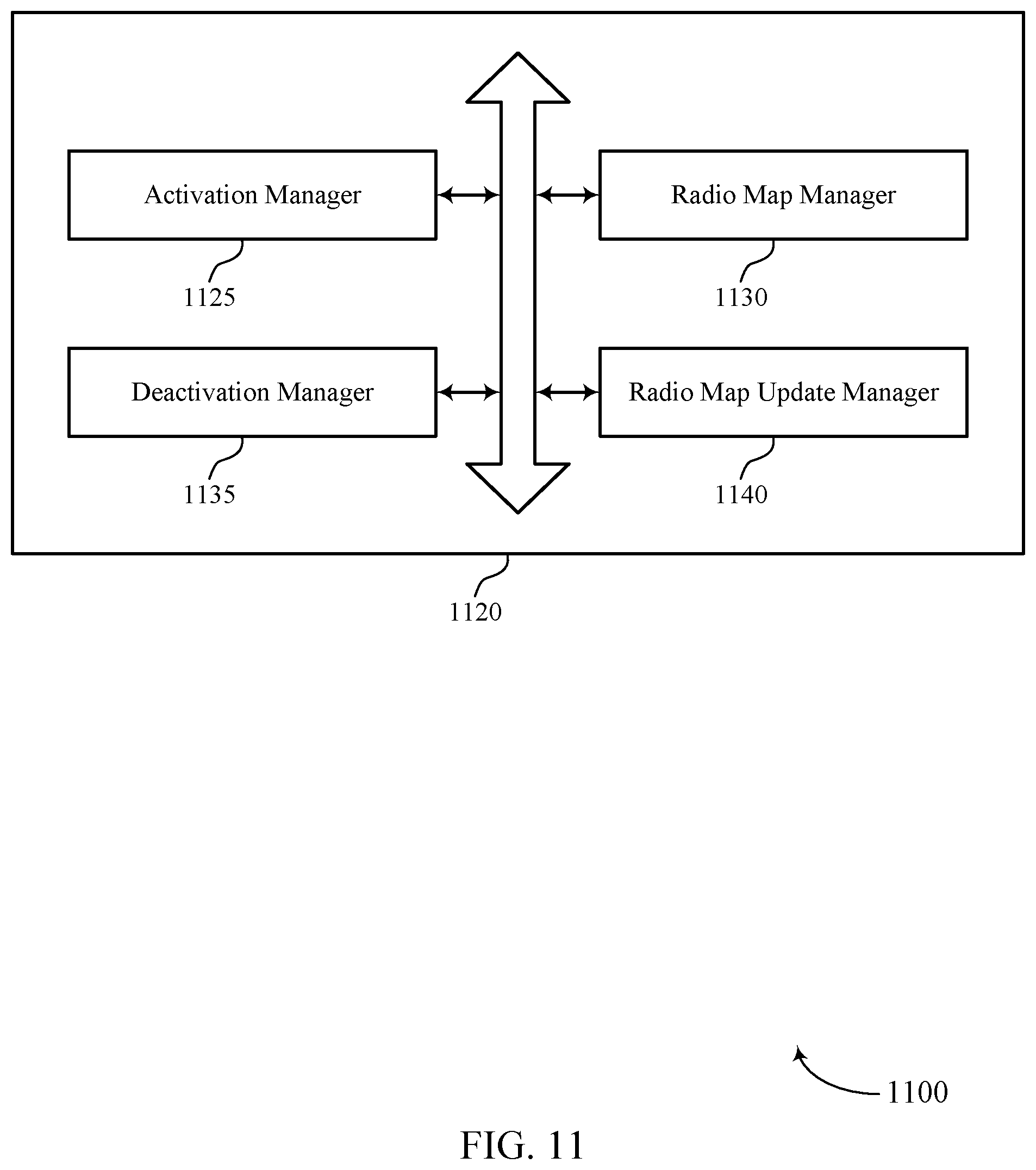 Patent US12610320 Figure 11 – Radio map-based uplink power control