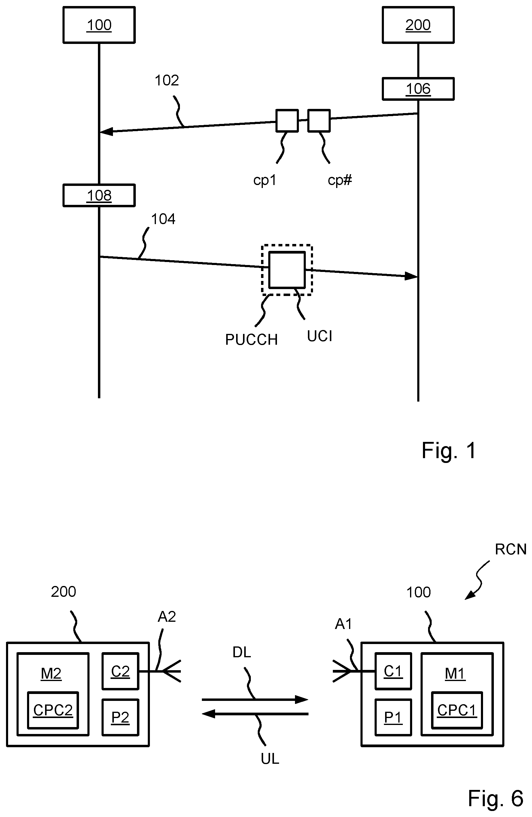 Patent US12610367 Figure 1 – Transmission of UCI via re-configurable PUCCH