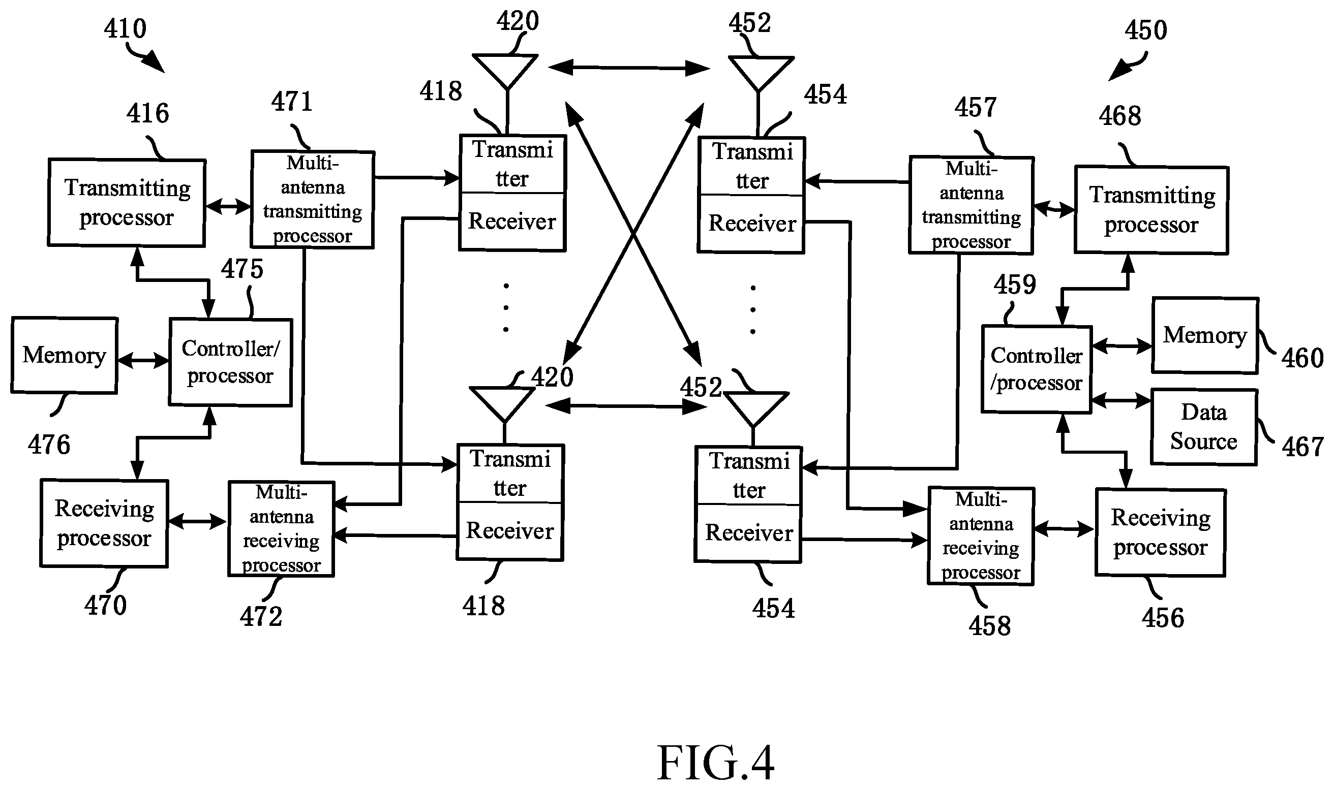 Patent US12610384 Figure 4 – Method and device in nodes used for wireless communication