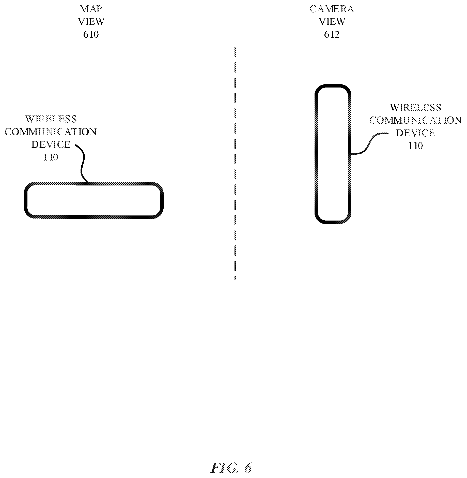 Patent US12610411 Figure 6 – Displaying information based on wireless ranging