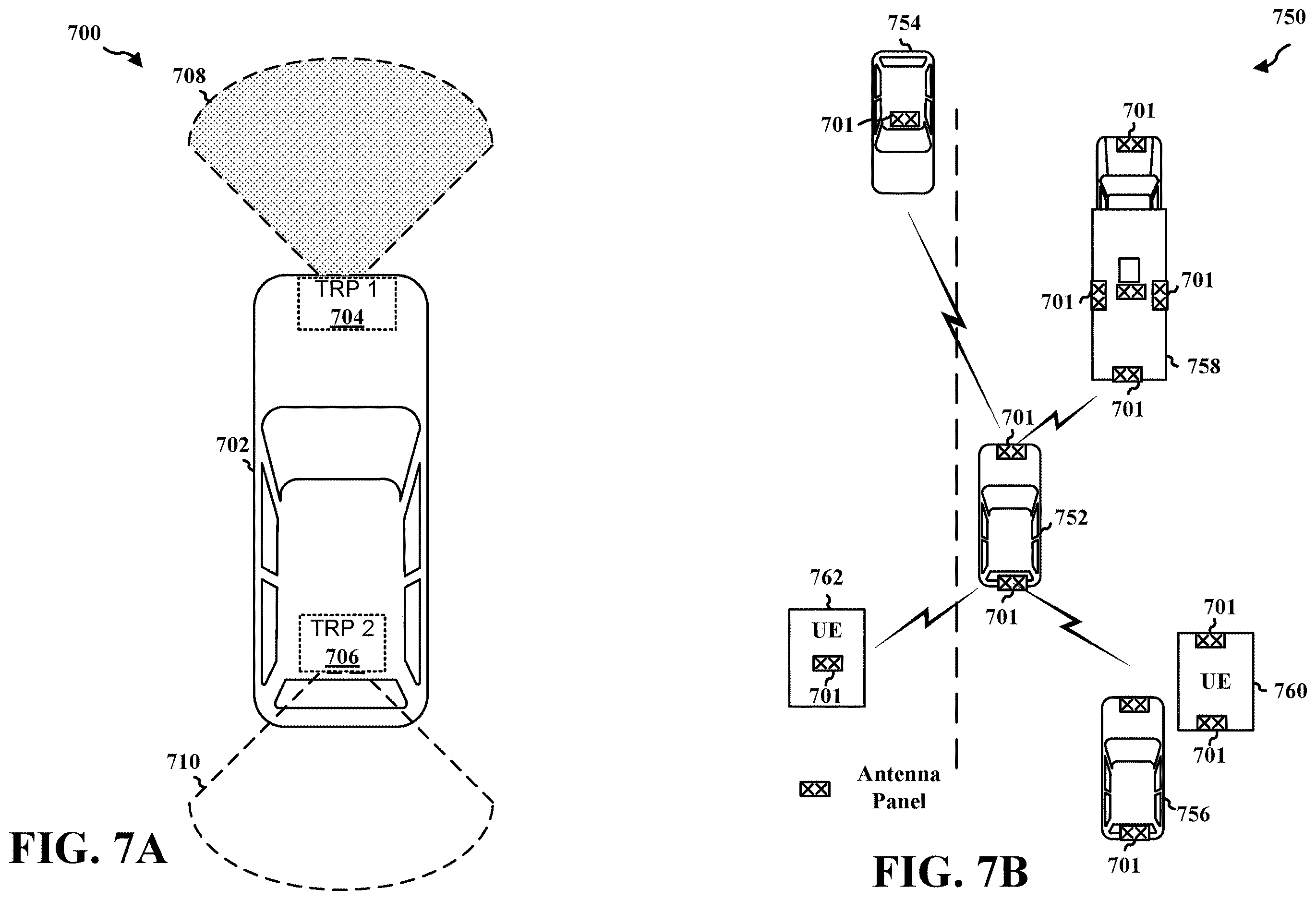 Patent US12610413 Figure 7 – Unicast measurement and determination for space-division multiplexed transmission with multiple transmission reception points