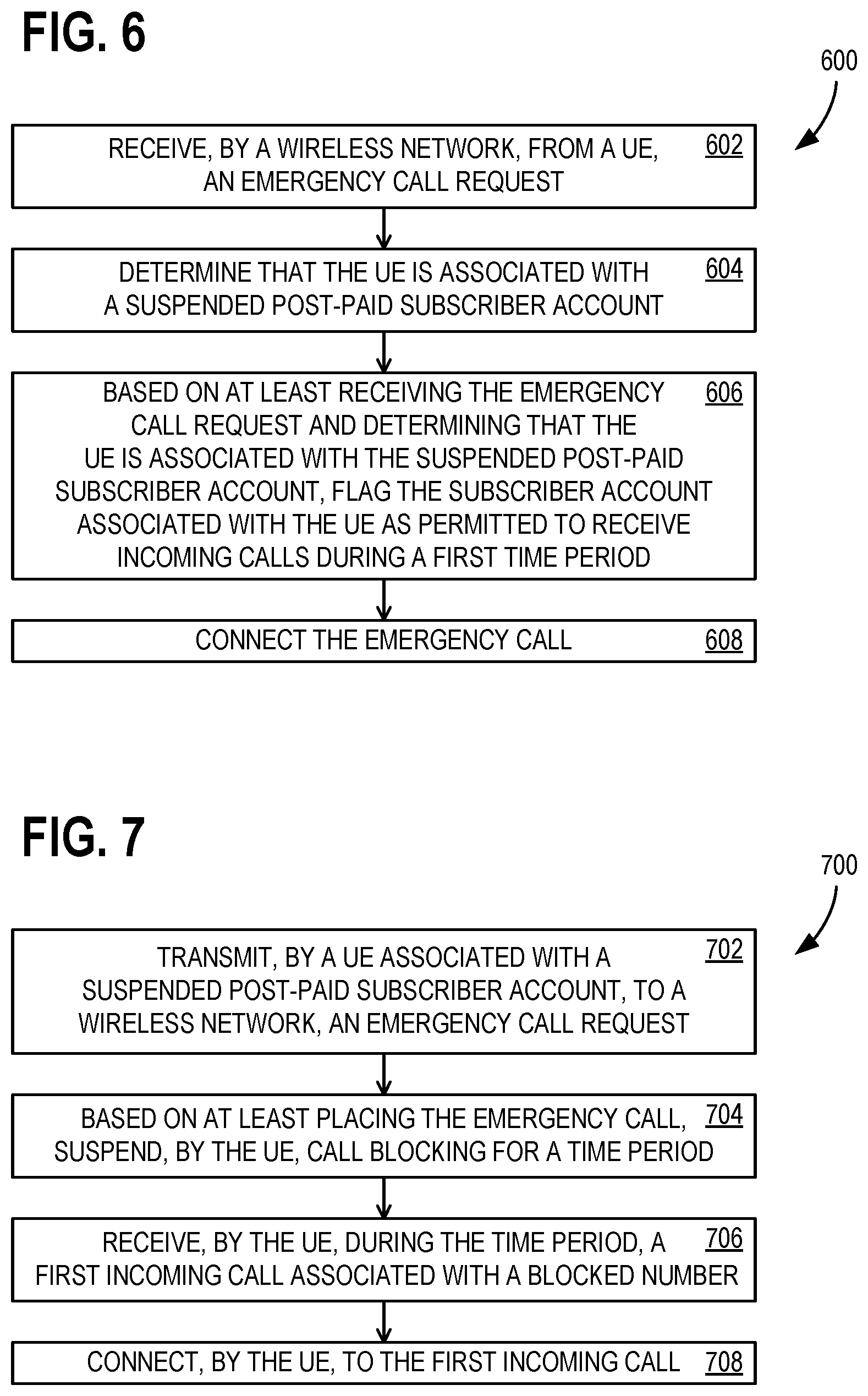Patent US12610430 Figure 5 – Temporary emergency call-back allowance over wireless networks