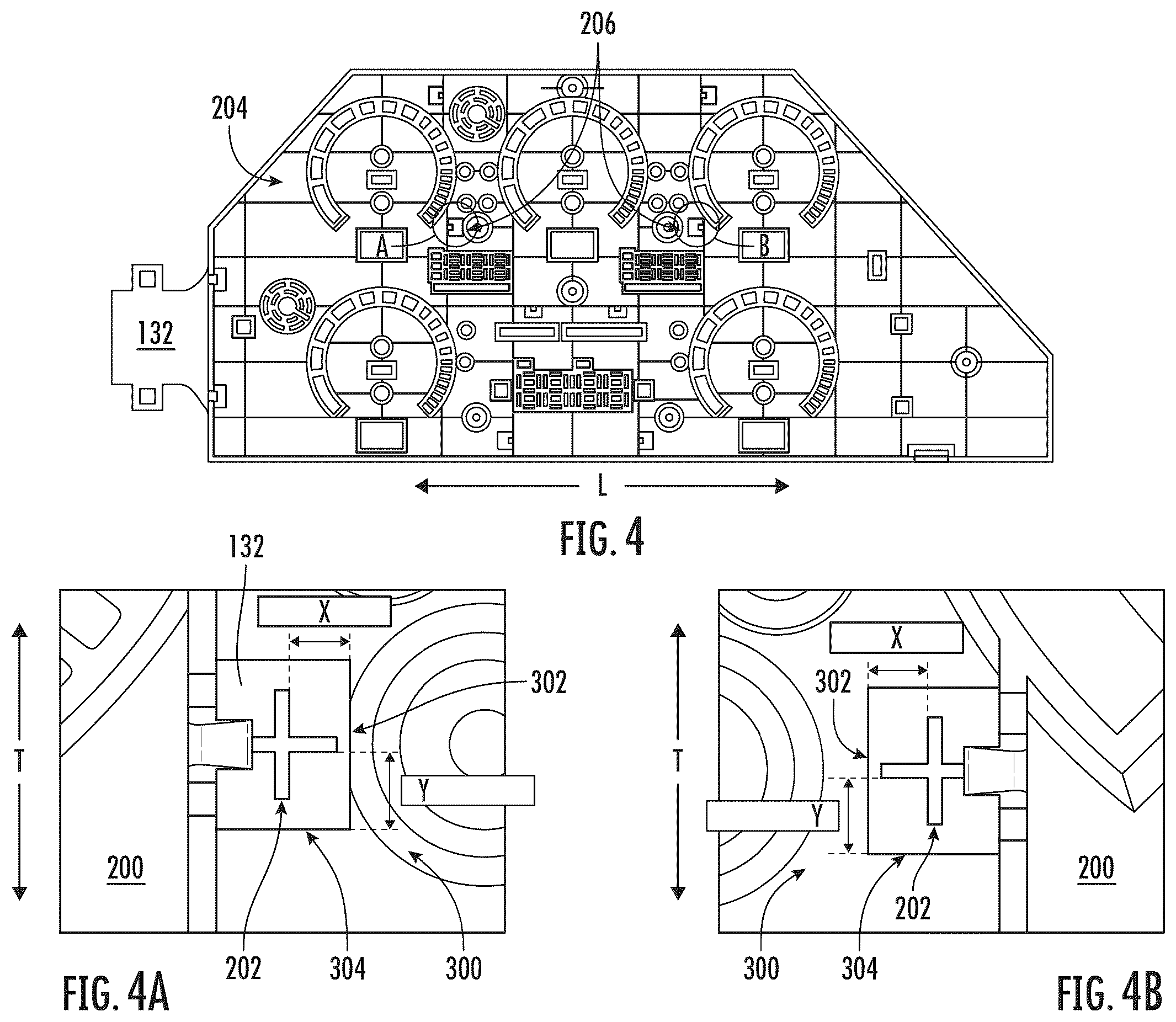 Patent US12610432 Figure 4 – Systems for touch foil alignment in appliances