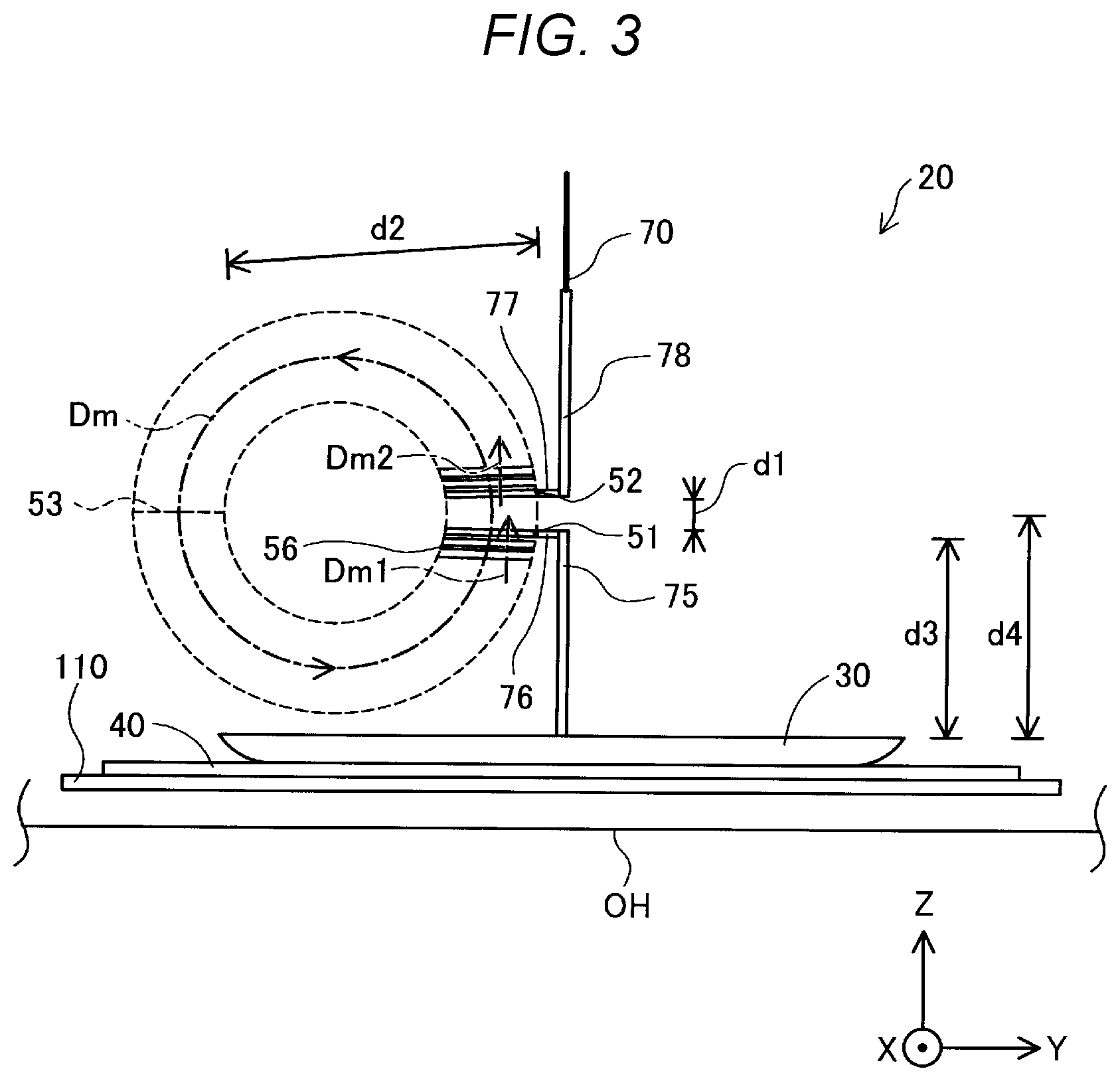 Patent US12610433 Figure 3 – Dielectric heating device
