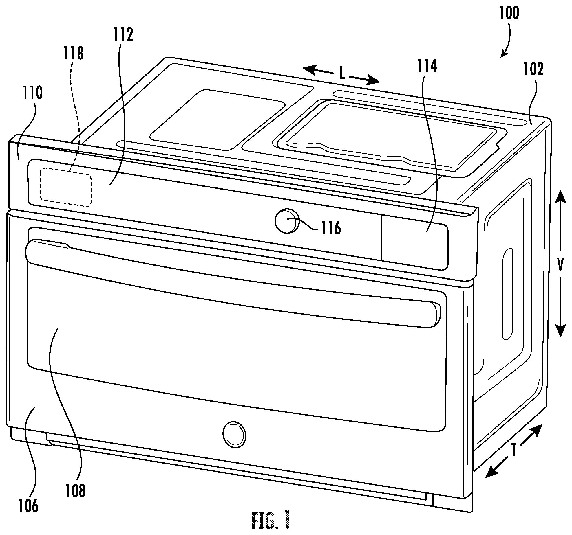 Patent US12610434 Figure 1 – Cooking appliance coffee roasting pan