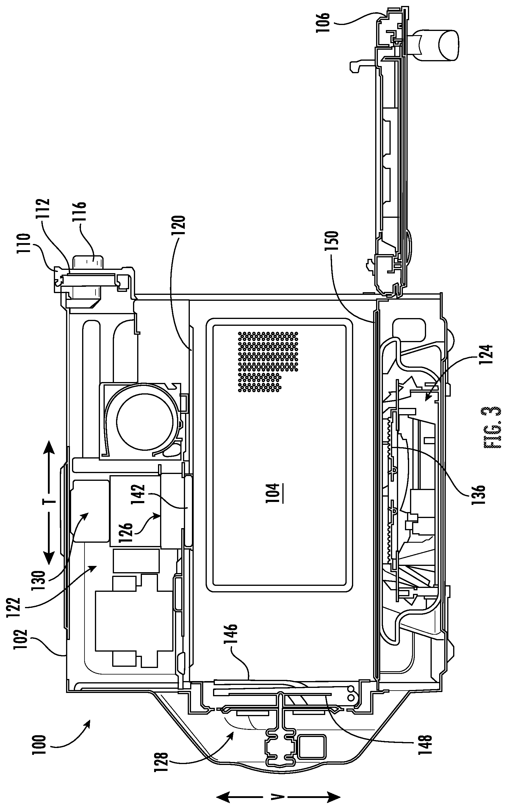 Patent US12610434 Figure 3 – Cooking appliance coffee roasting pan