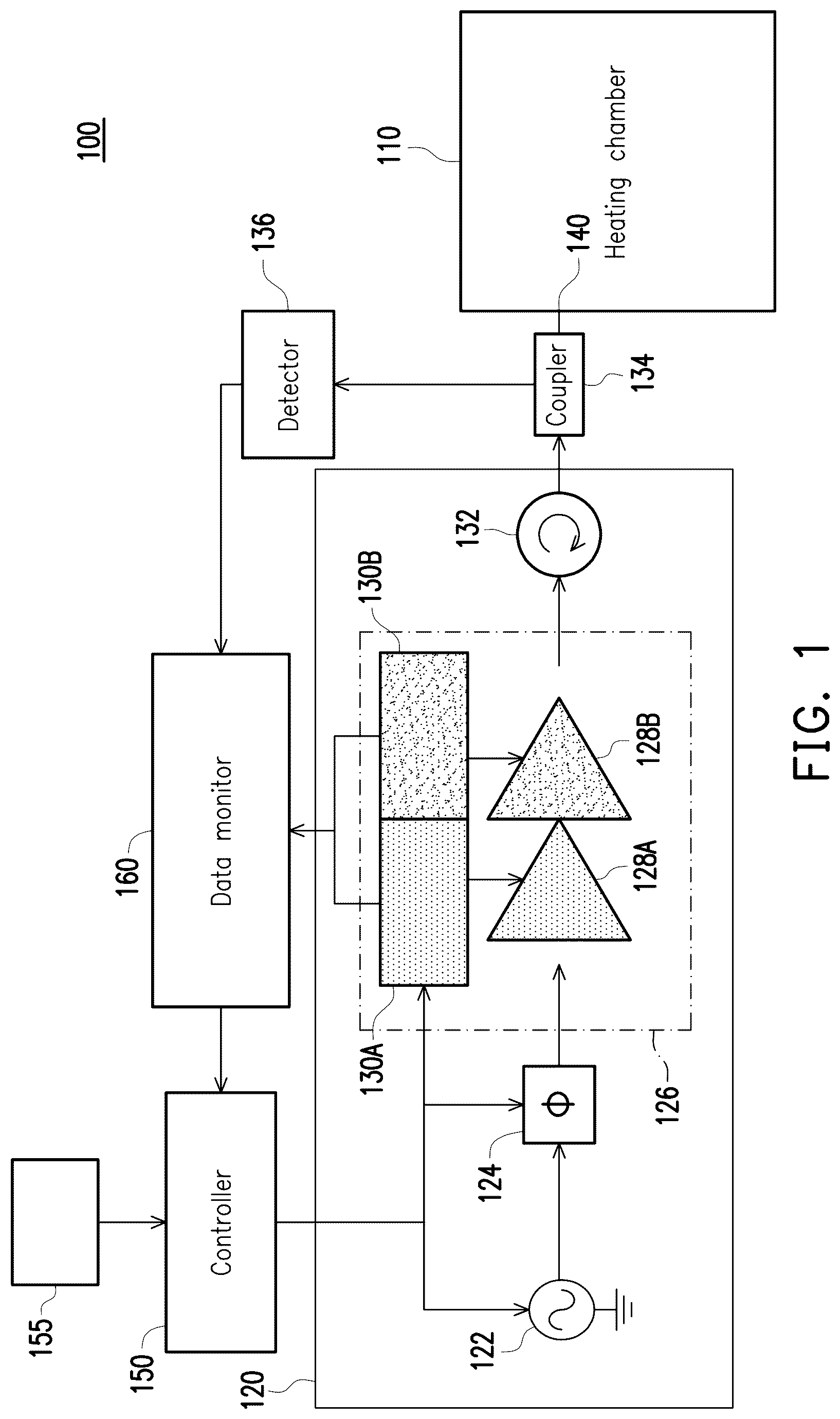 Patent US12610435 Figure 1 – Microwave heating method and microwave heating device