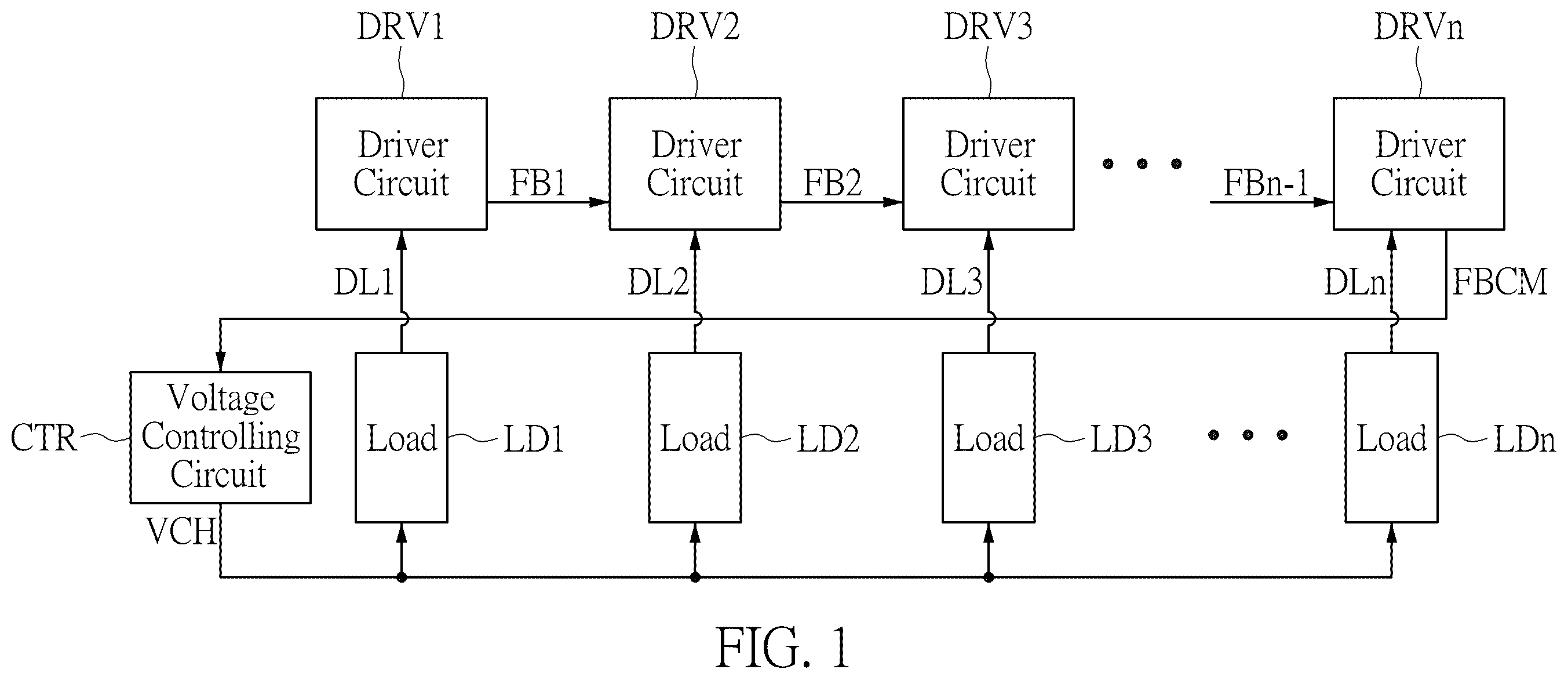 Patent US12610438 Figure 1 – Adaptive voltage modulation circuit