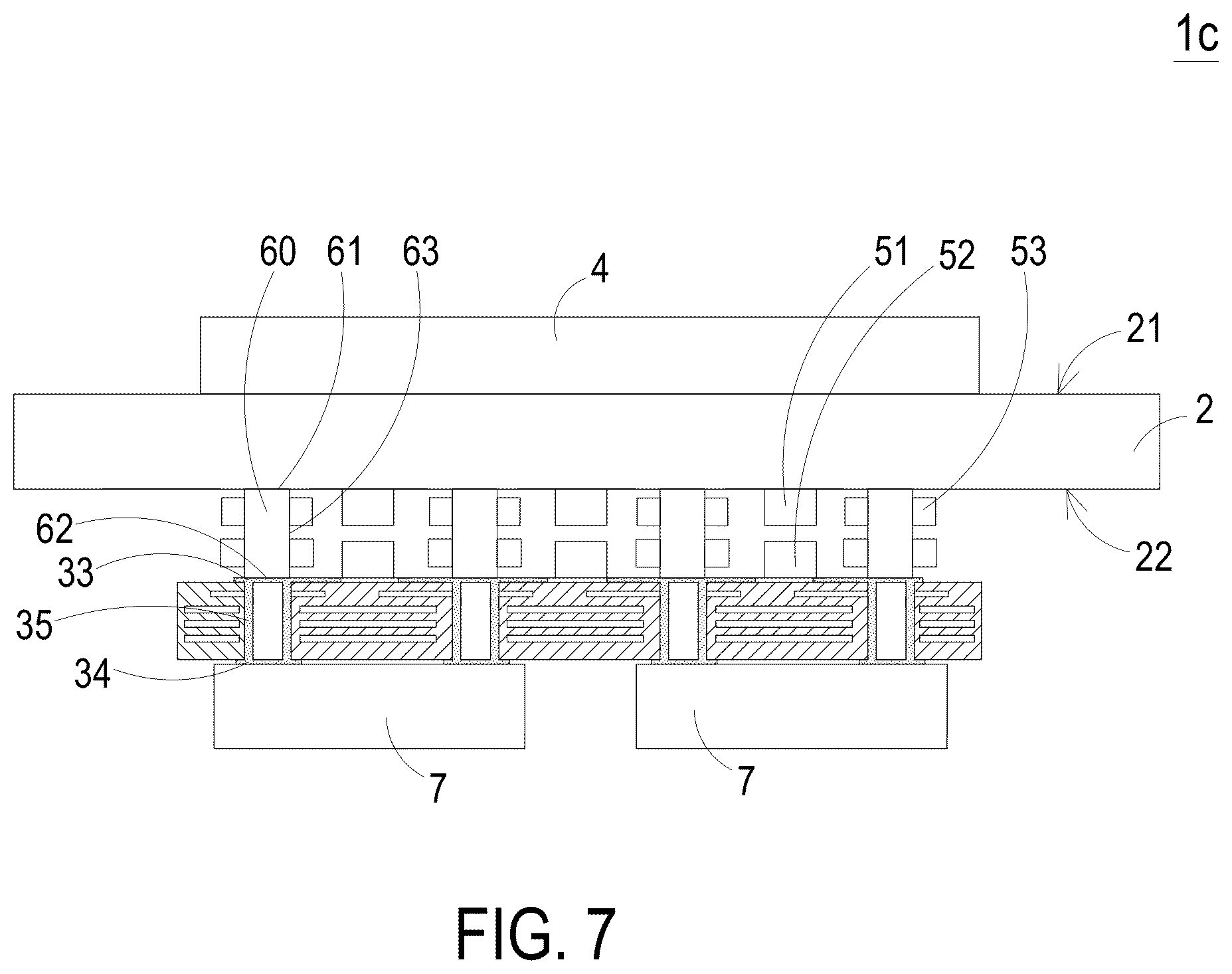 Patent US12610453 Figure 9 – Vertical power supply system and manufacturing method of connection board