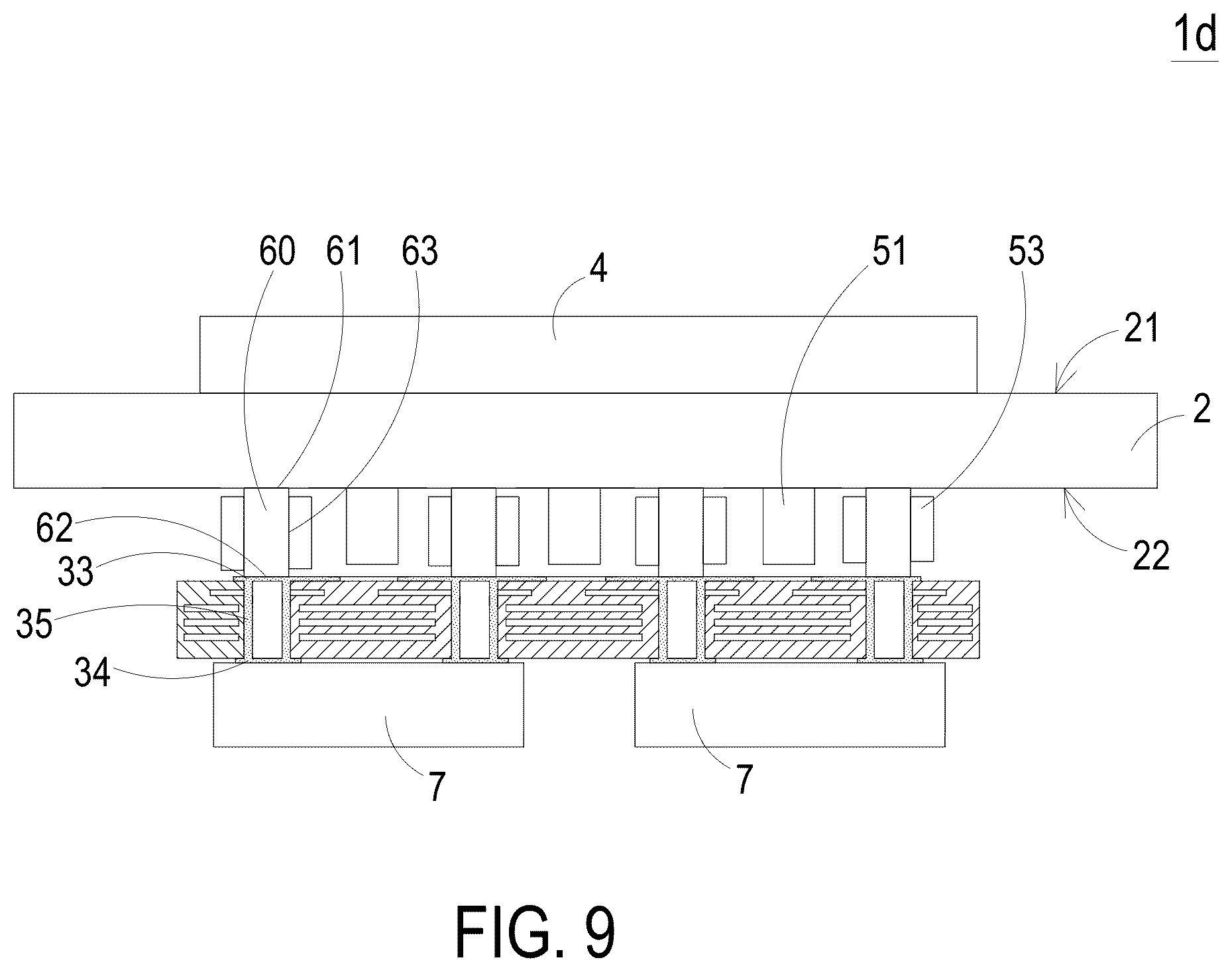 Patent US12610453 Figure 11 – Vertical power supply system and manufacturing method of connection board