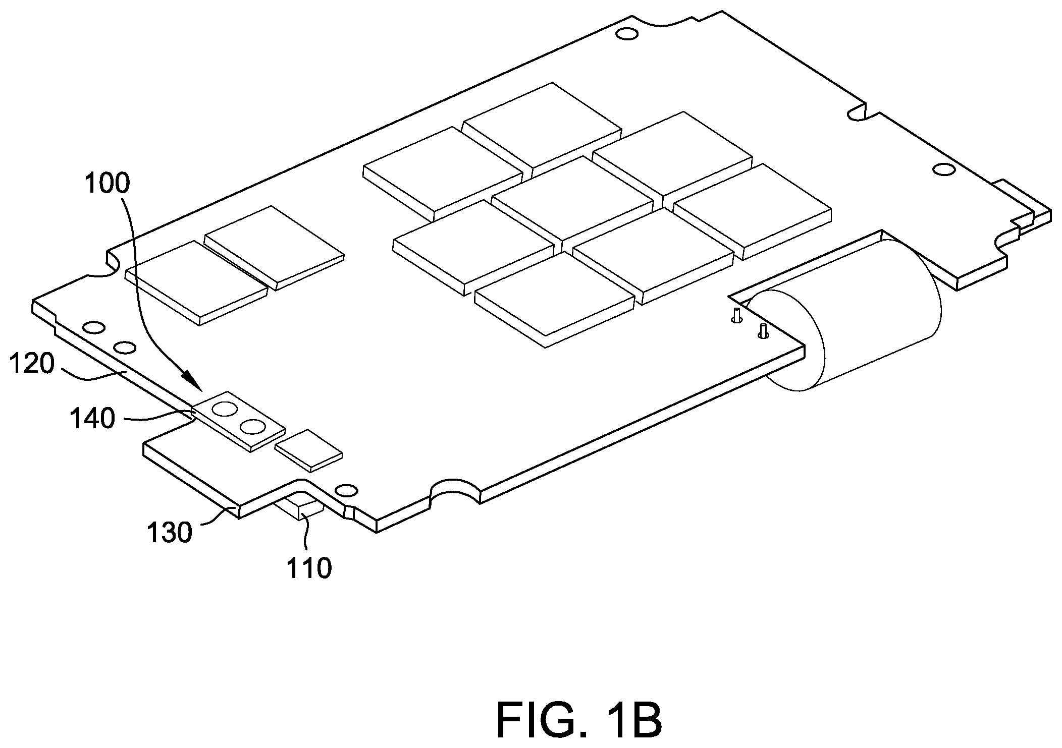 Patent US12610455 Figure 2 – Shock absorber assembly for a printed circuit board
