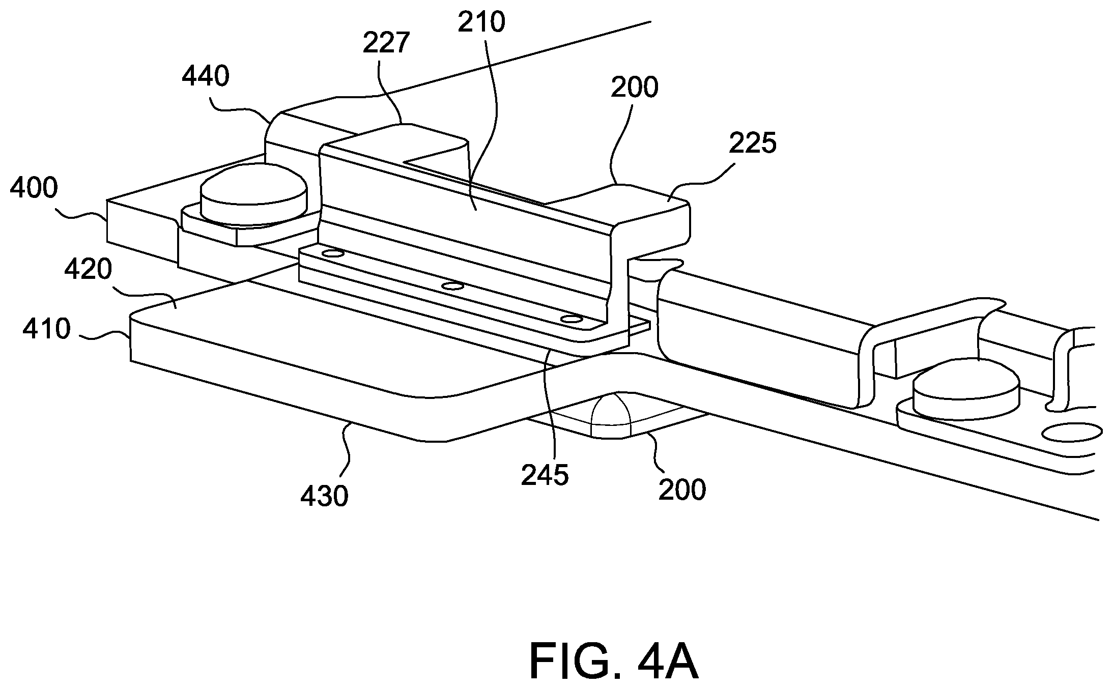 Patent US12610455 Figure 5 – Shock absorber assembly for a printed circuit board