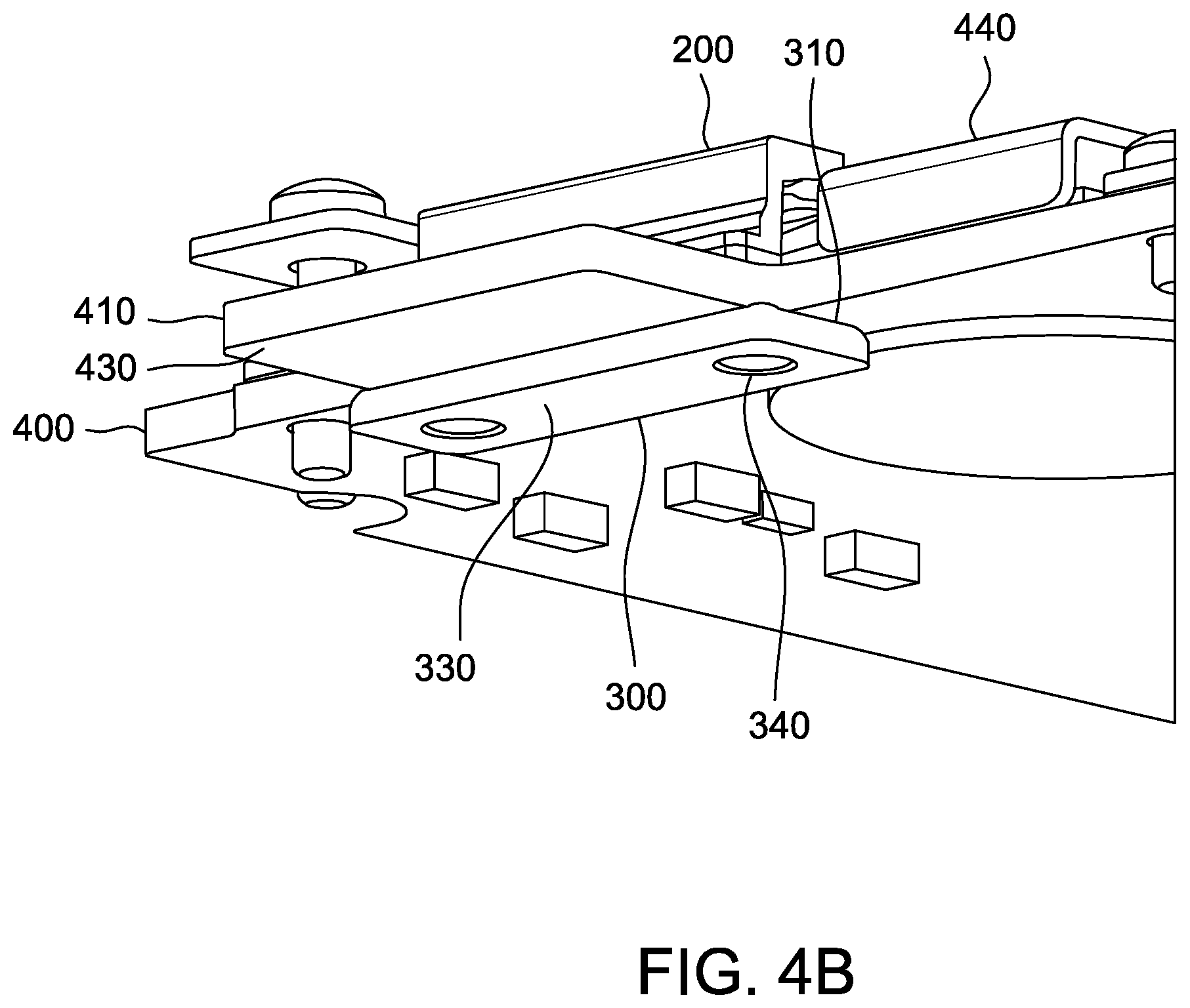 Patent US12610455 Figure 6 – Shock absorber assembly for a printed circuit board