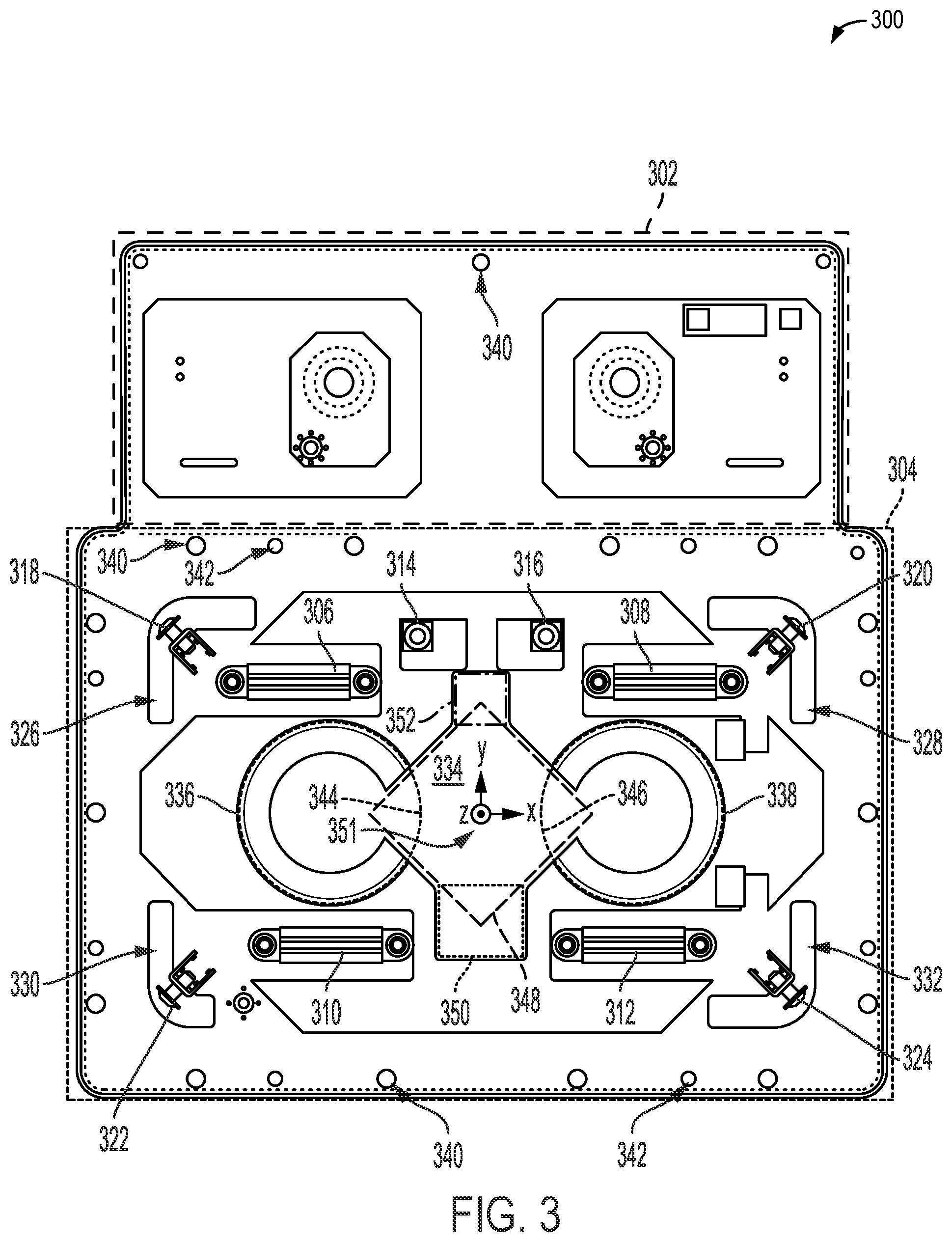 Patent US12610460 Figure 3 – Oil-air electrical feedthrough circuit board for high voltage generator