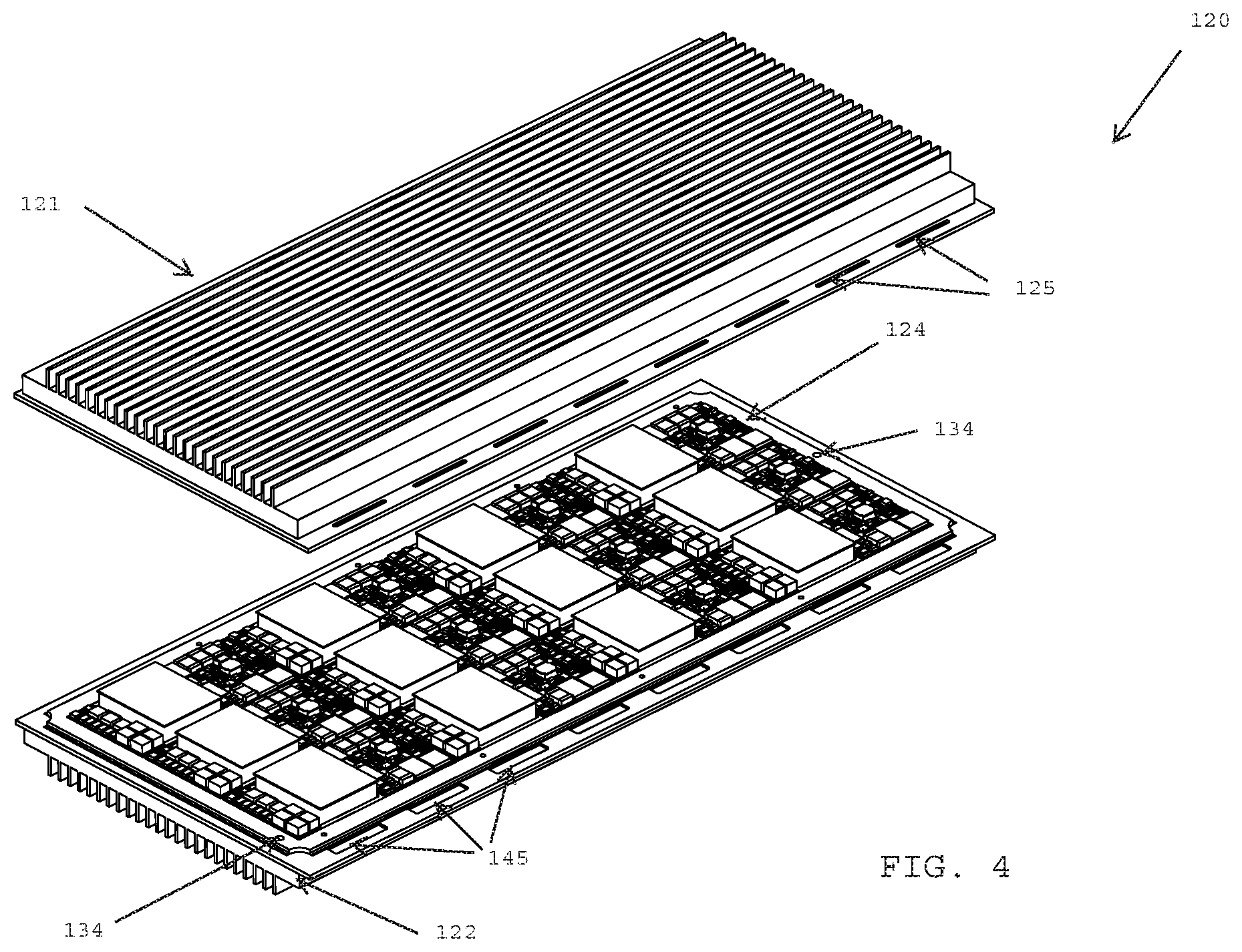 Patent US12610471 Figure 4 – Panel-molded electronic assemblies