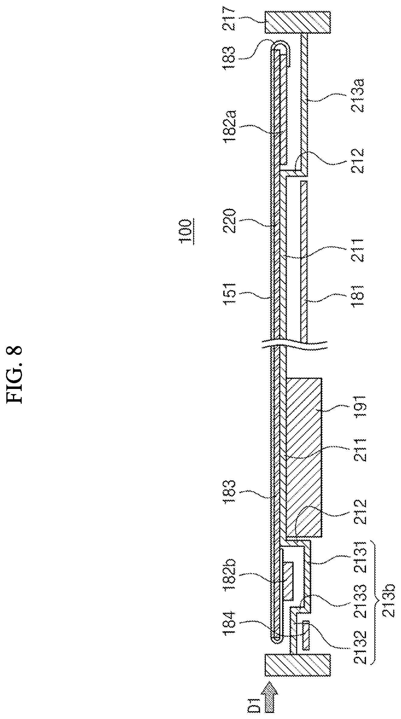 Patent US12610479 Figure 8 – Portable electronic device