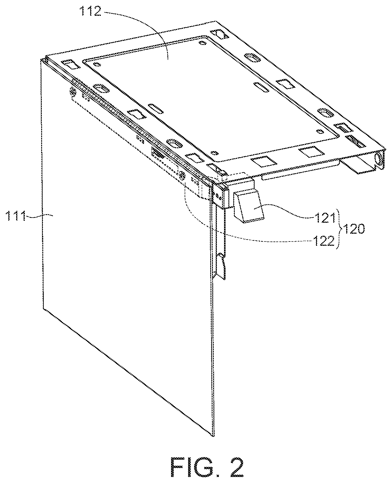 Patent US12610486 Figure 2 – Casing device