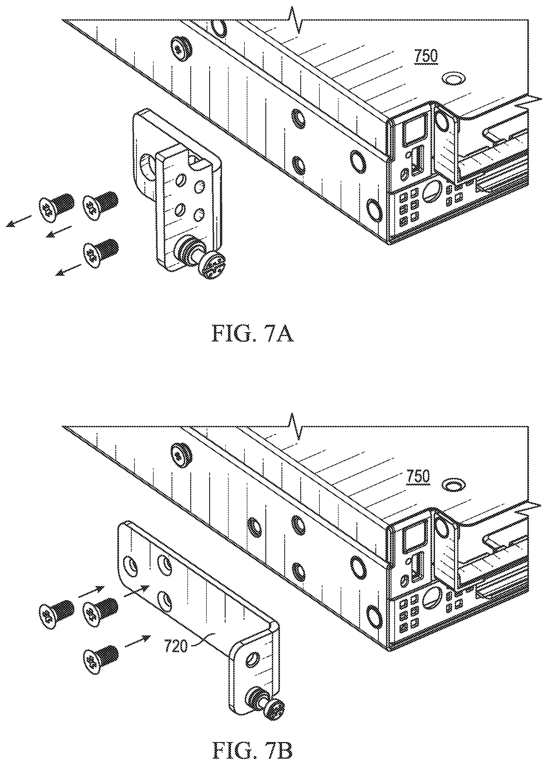Patent US12610491 Figure 8 – Systems and methods for mounting information handling systems to server racks using a spacer