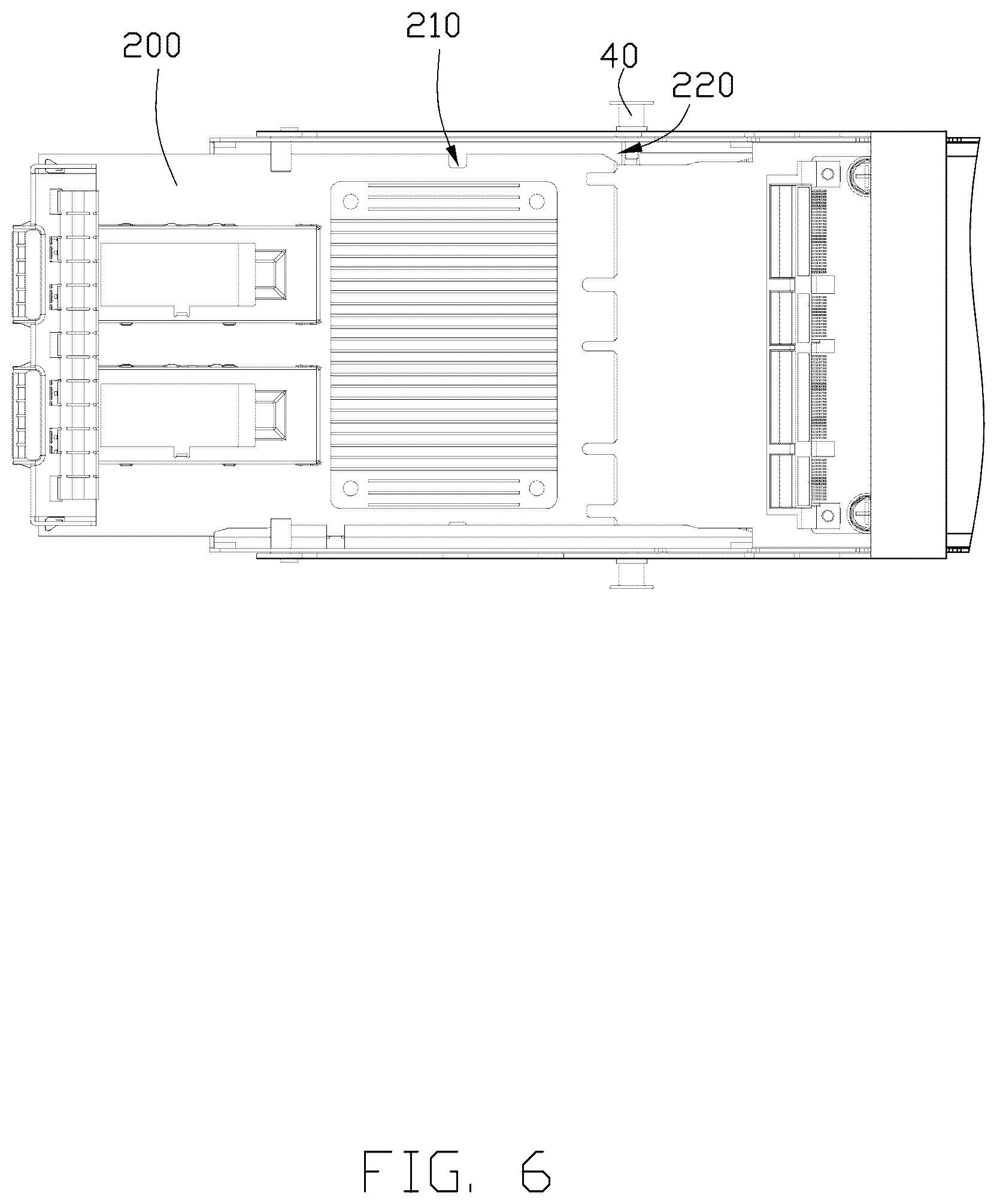 Patent US12610494 Figure 6 – Chassis and electronic host