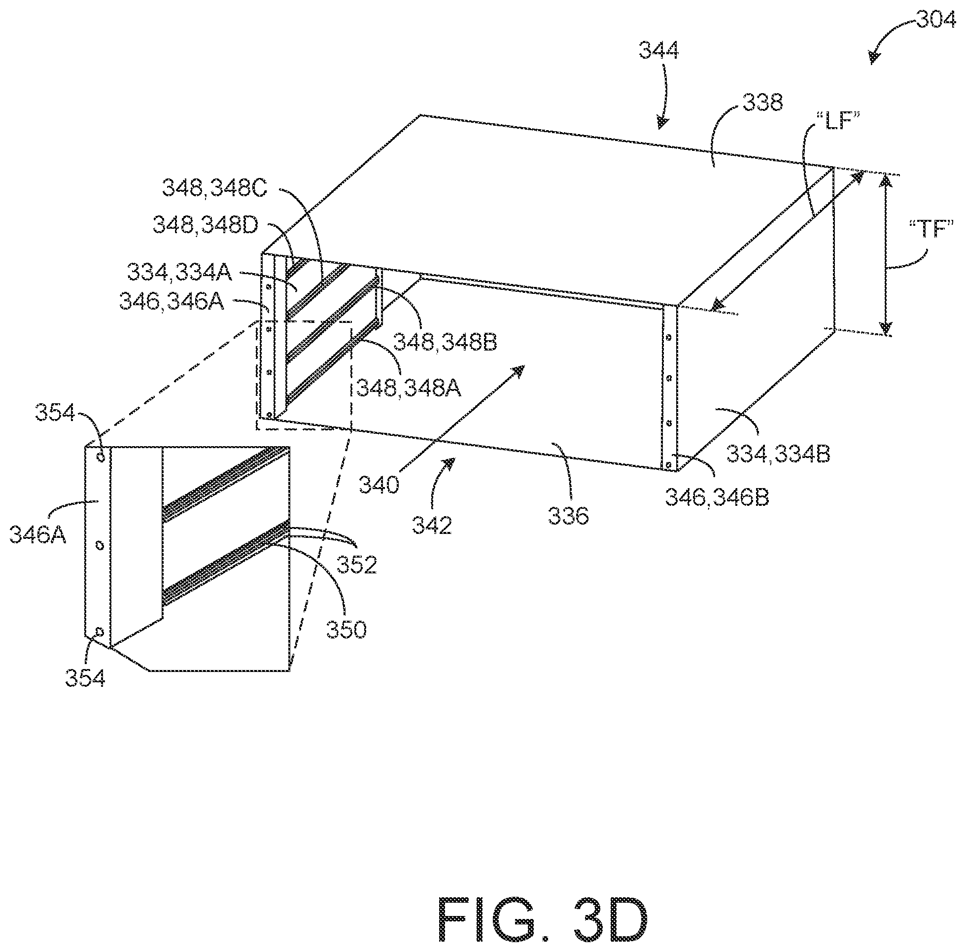 Patent US12610495 Figure 5 – Chassis having trays to mount different form factor electronic modules to an electronic device