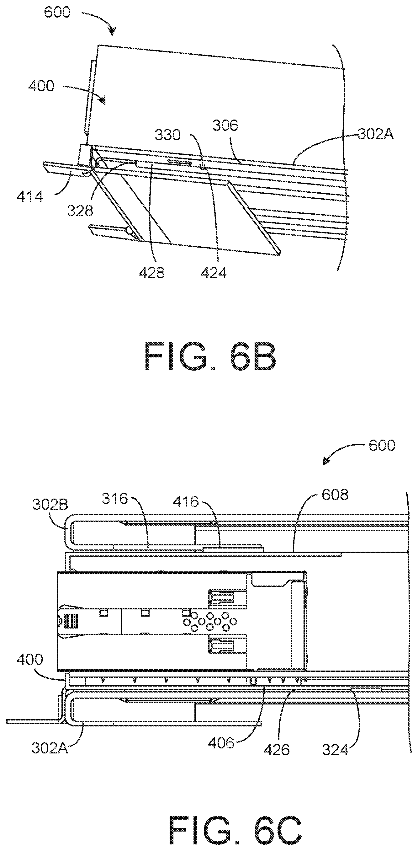Patent US12610495 Figure 9 – Chassis having trays to mount different form factor electronic modules to an electronic device
