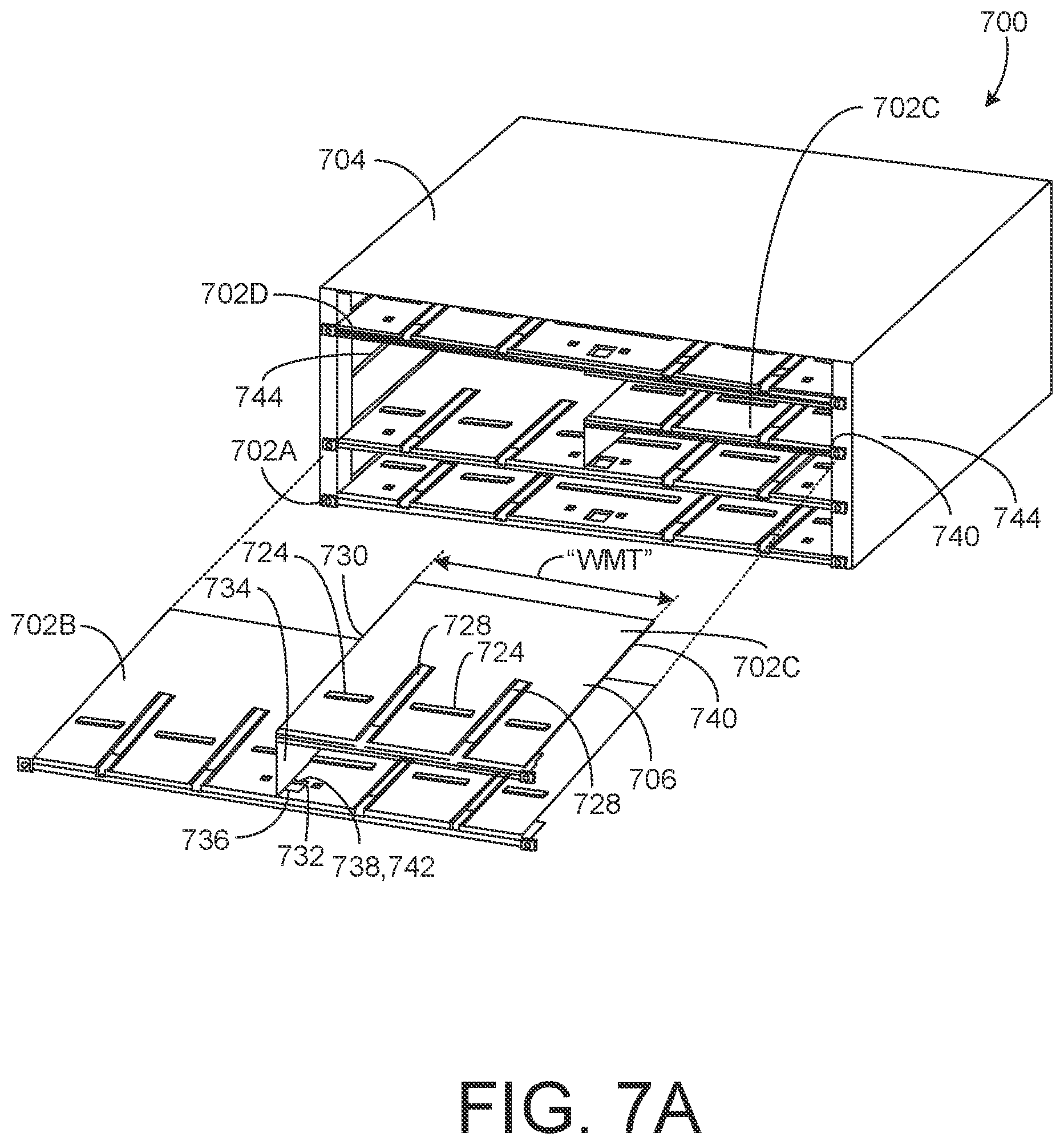 Patent US12610495 Figure 10 – Chassis having trays to mount different form factor electronic modules to an electronic device