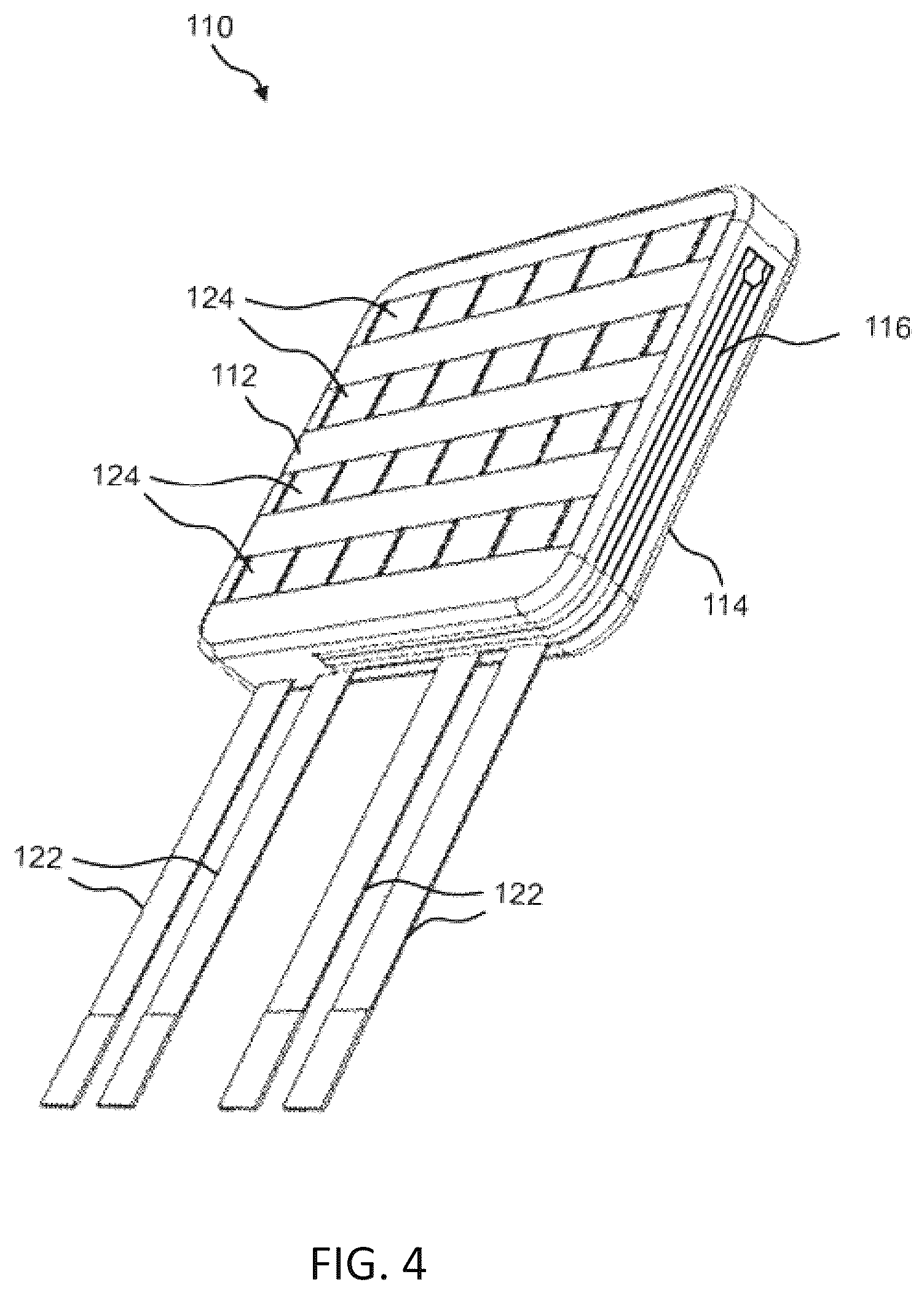 Patent US12610496 Figure 4 – System for supplying power to at least one power distribution and data hub using a portable battery pack