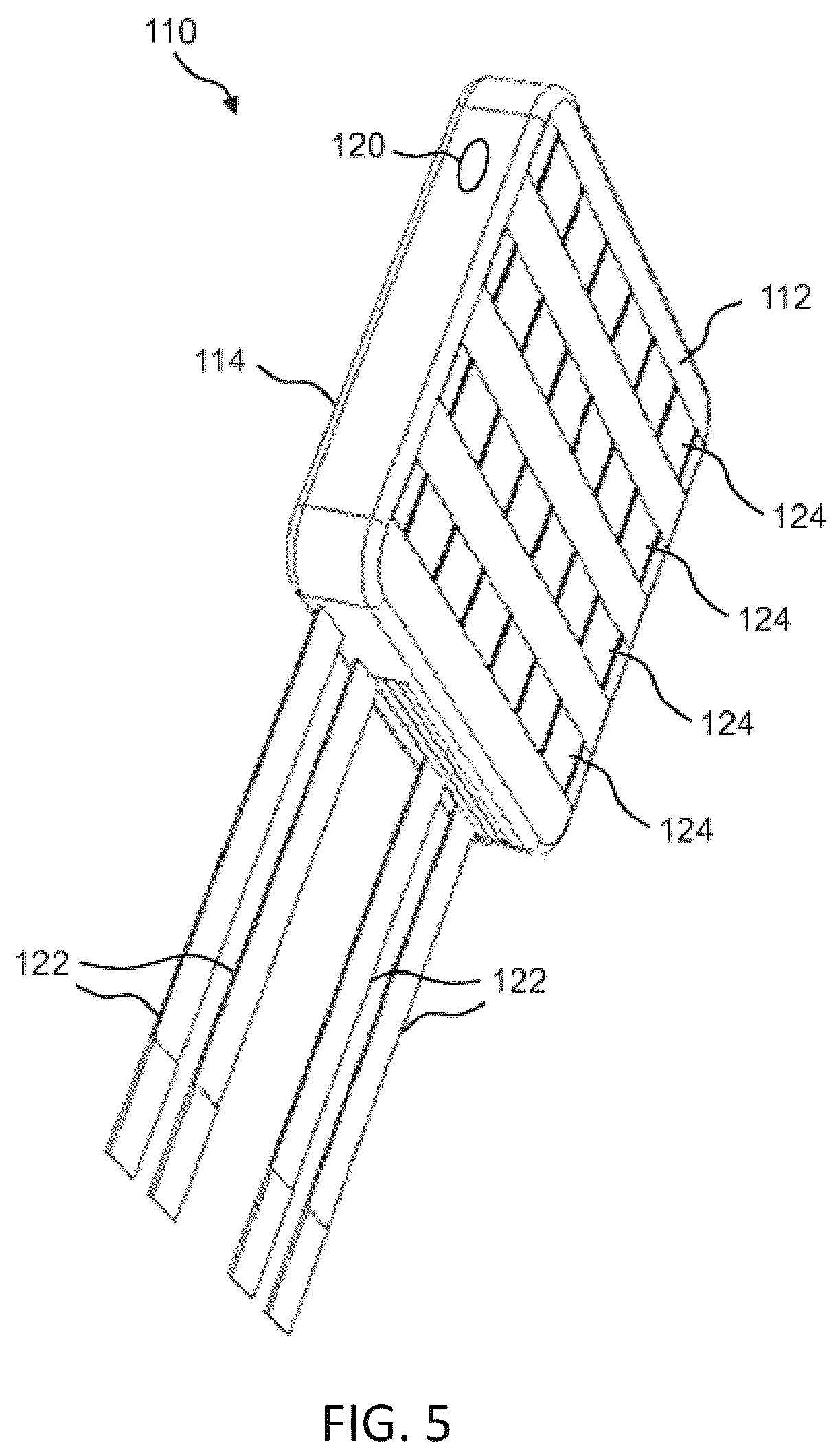 Patent US12610496 Figure 5 – System for supplying power to at least one power distribution and data hub using a portable battery pack
