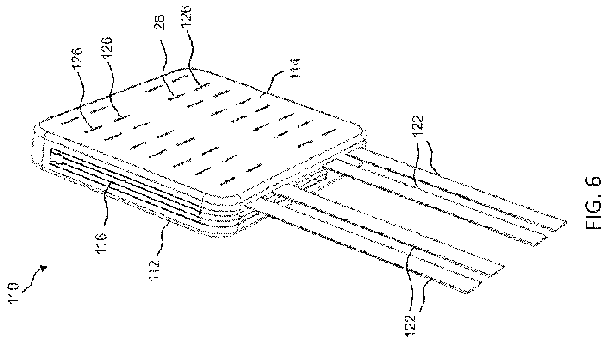 Patent US12610496 Figure 6 – System for supplying power to at least one power distribution and data hub using a portable battery pack