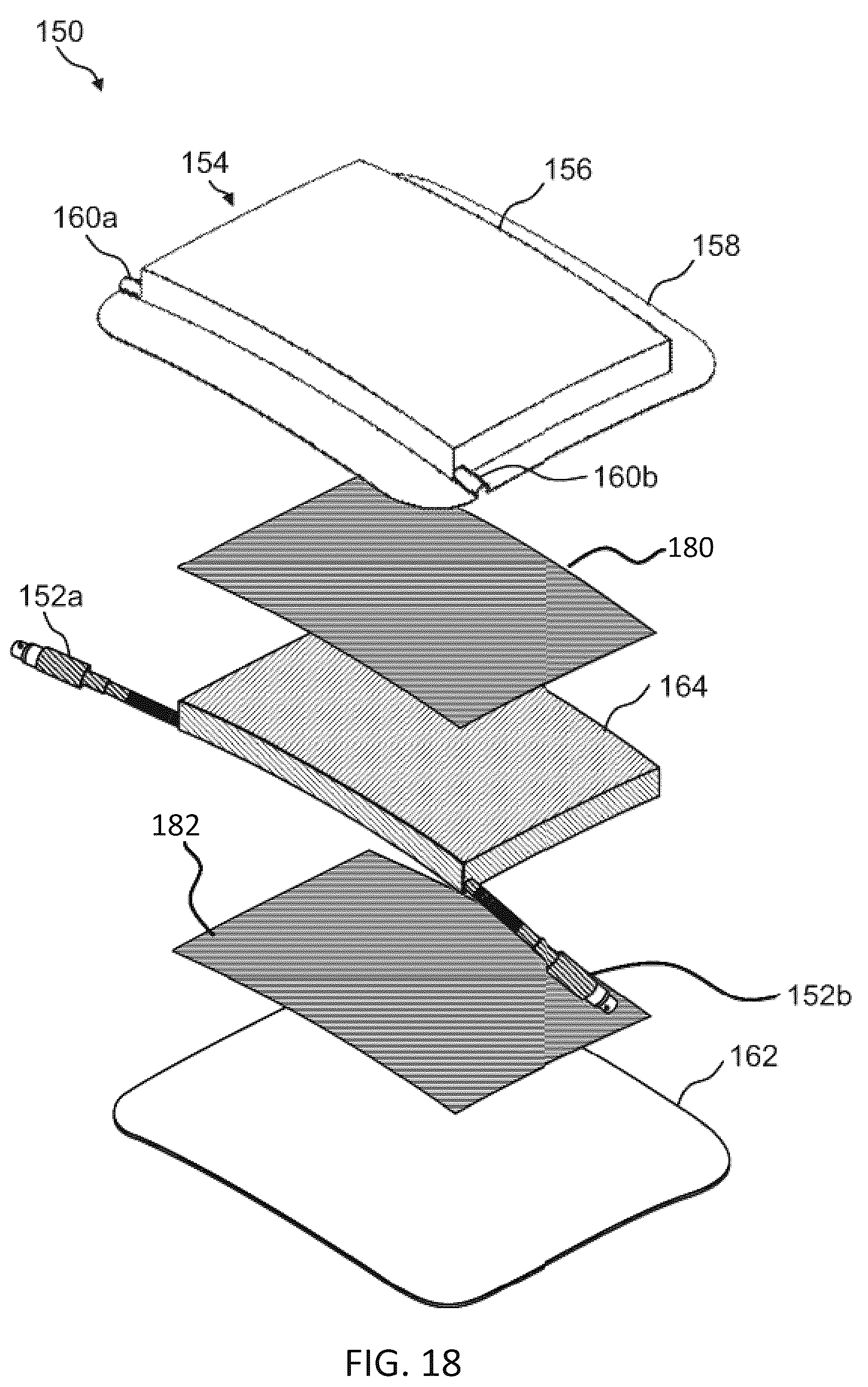 Patent US12610496 Figure 19 – System for supplying power to at least one power distribution and data hub using a portable battery pack