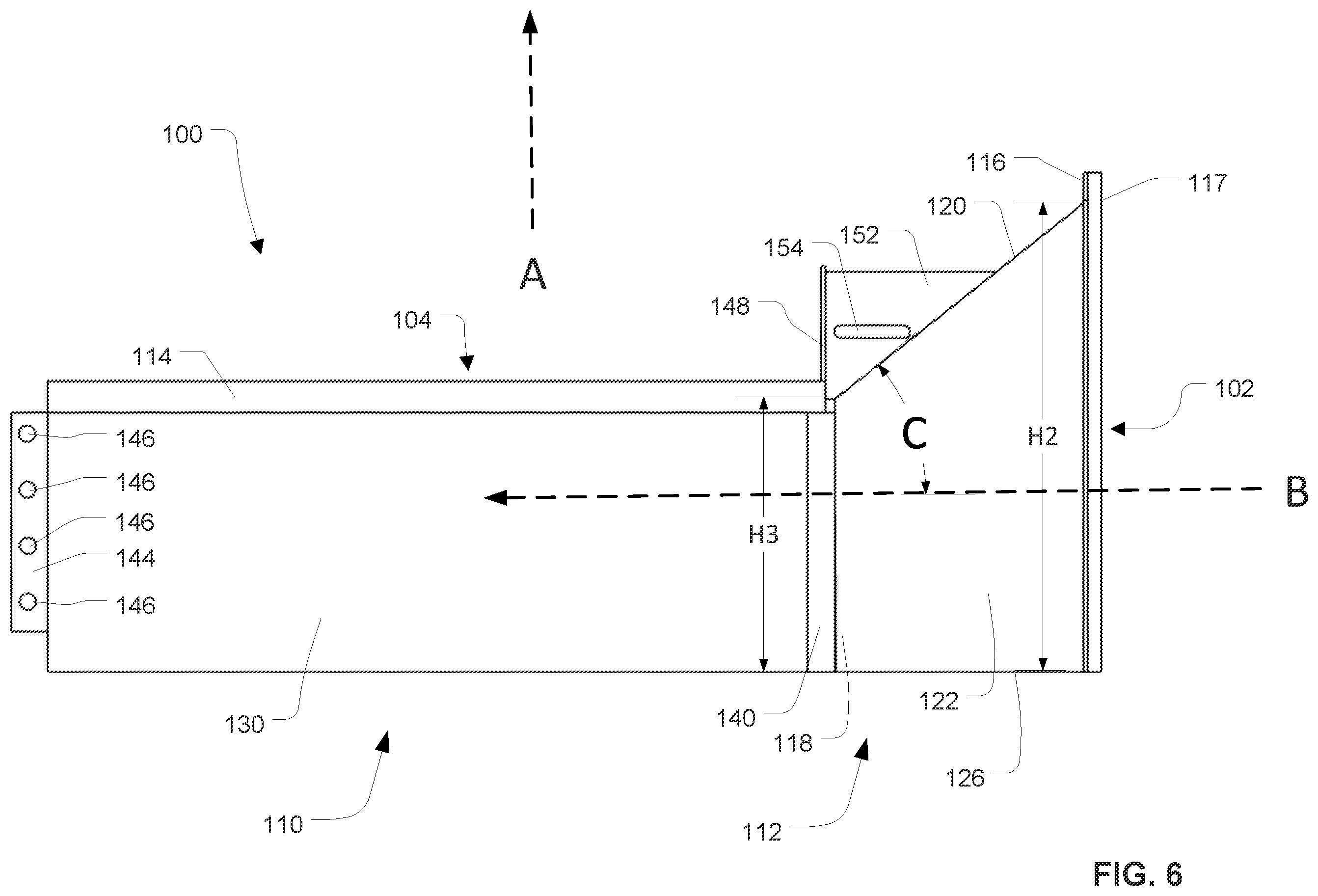 Patent US12610497 Figure 6 – Duct structures for computing devices
