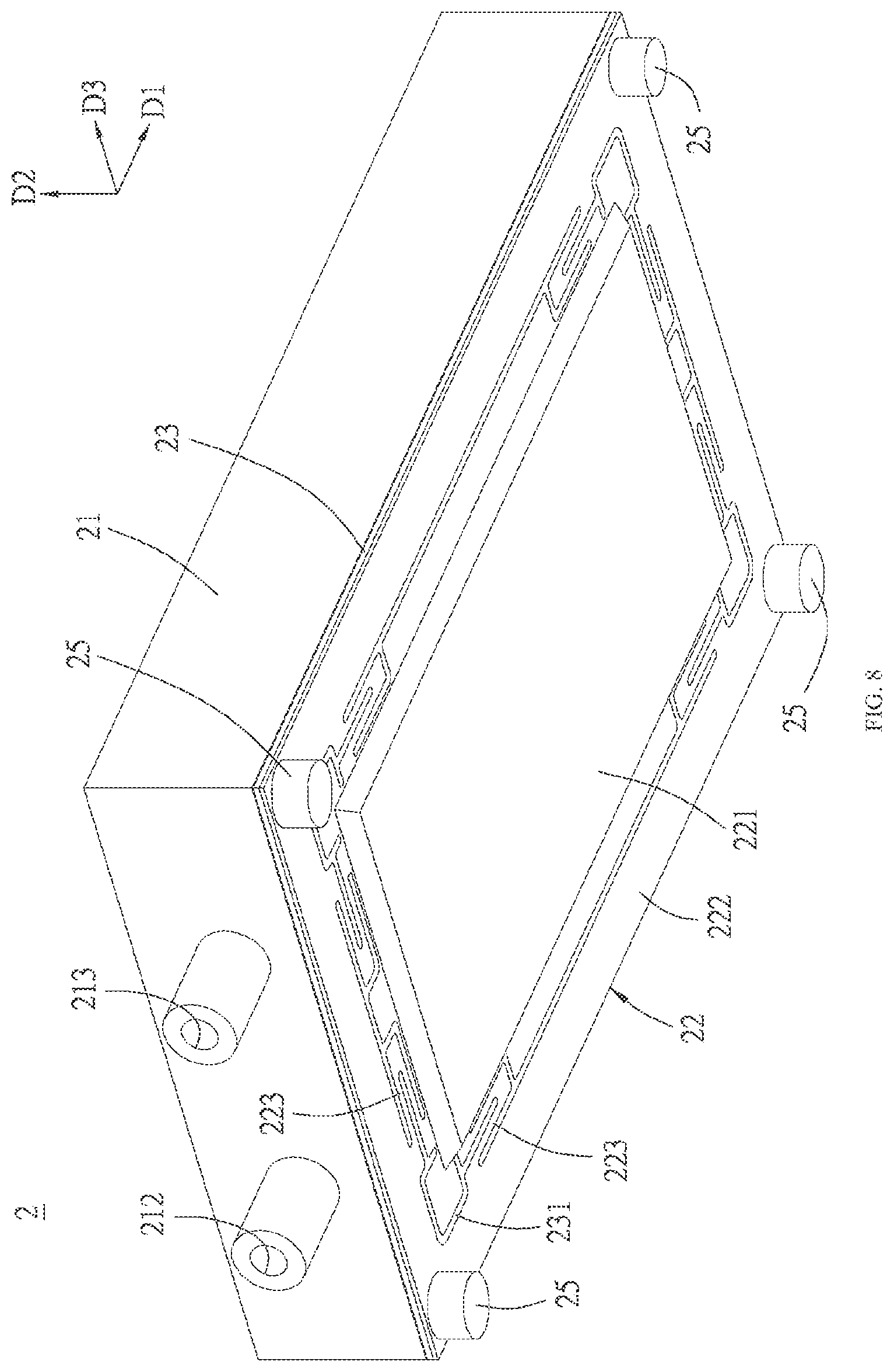 Patent US12610500 Figure 8 – Connector assembly