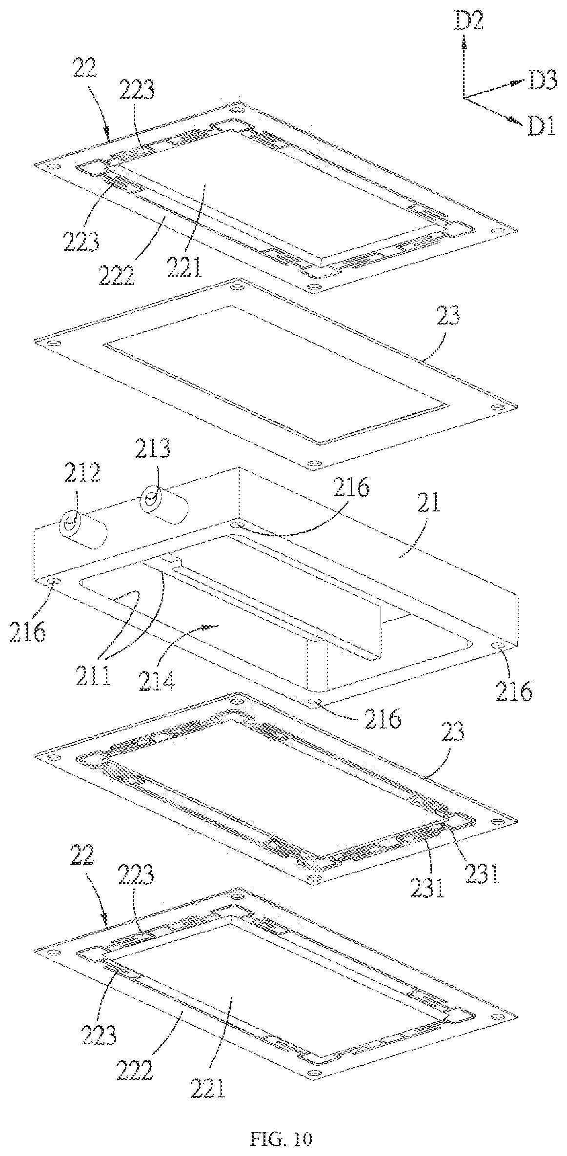 Patent US12610500 Figure 10 – Connector assembly