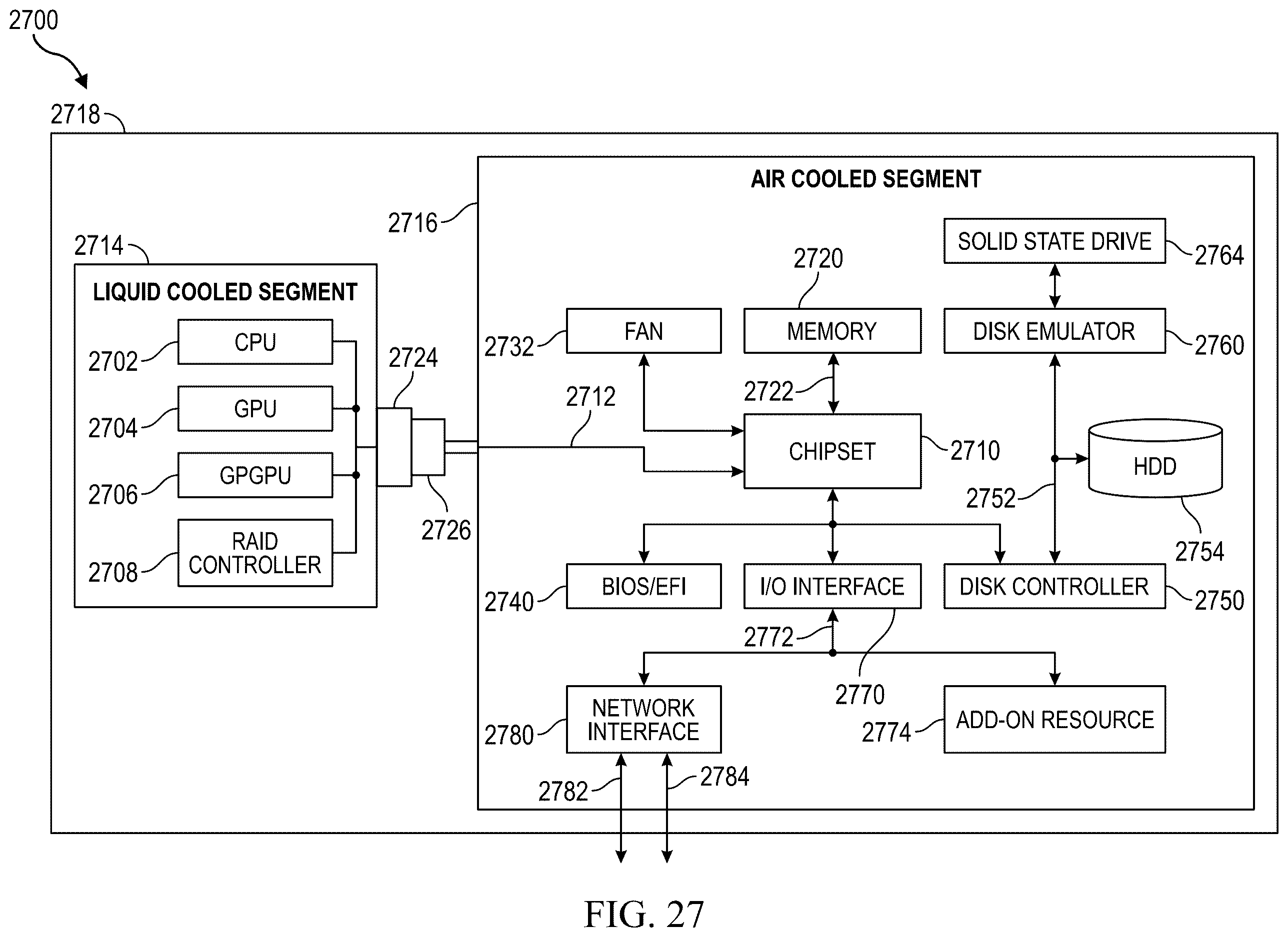 Patent US12610504 Figure 16 – Cooling inserts and adapted heat sinks