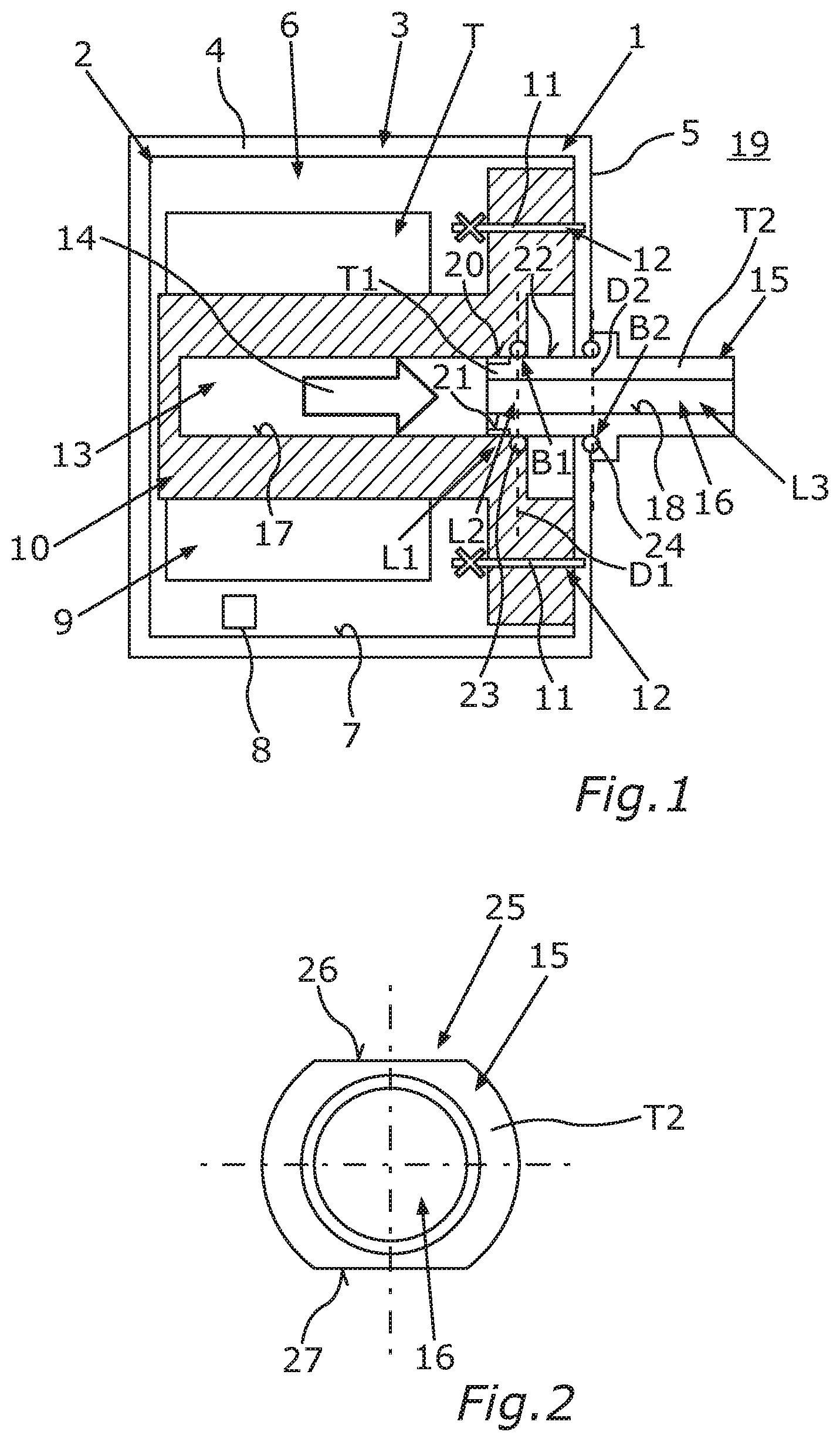 Patent US12610509 Figure 1 – Cooling device for cooling an electronic computing device for a motor vehicle, and motor vehicle