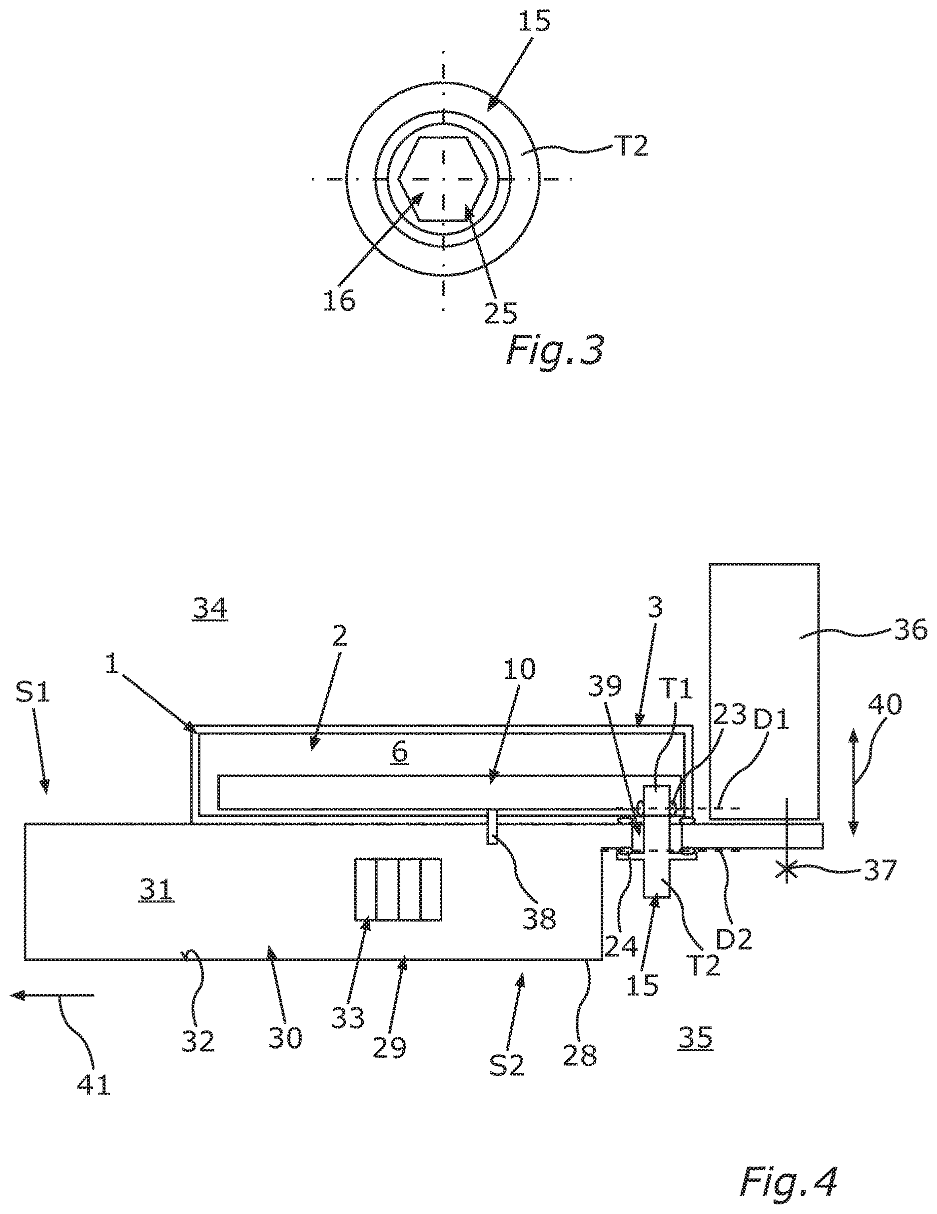 Patent US12610509 Figure 2 – Cooling device for cooling an electronic computing device for a motor vehicle, and motor vehicle