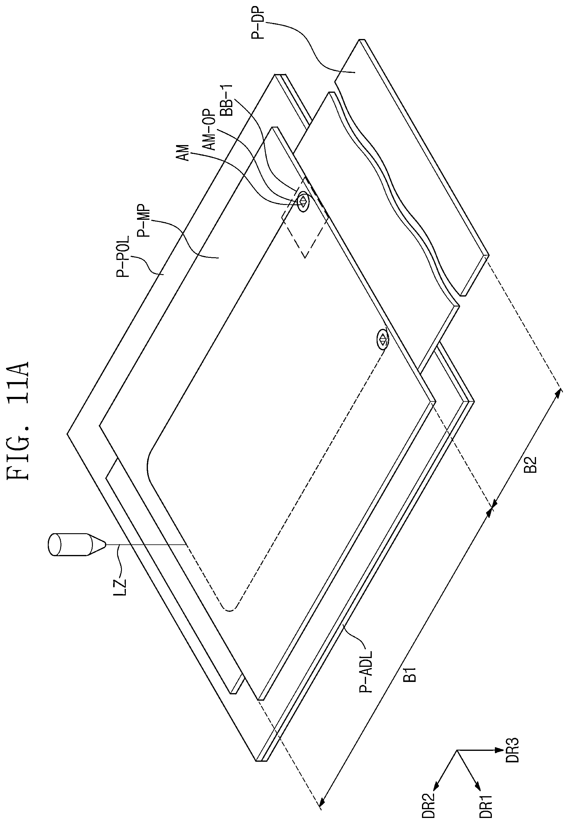 Patent US12610510 Figure 19 – Display device and manufacturing method thereof