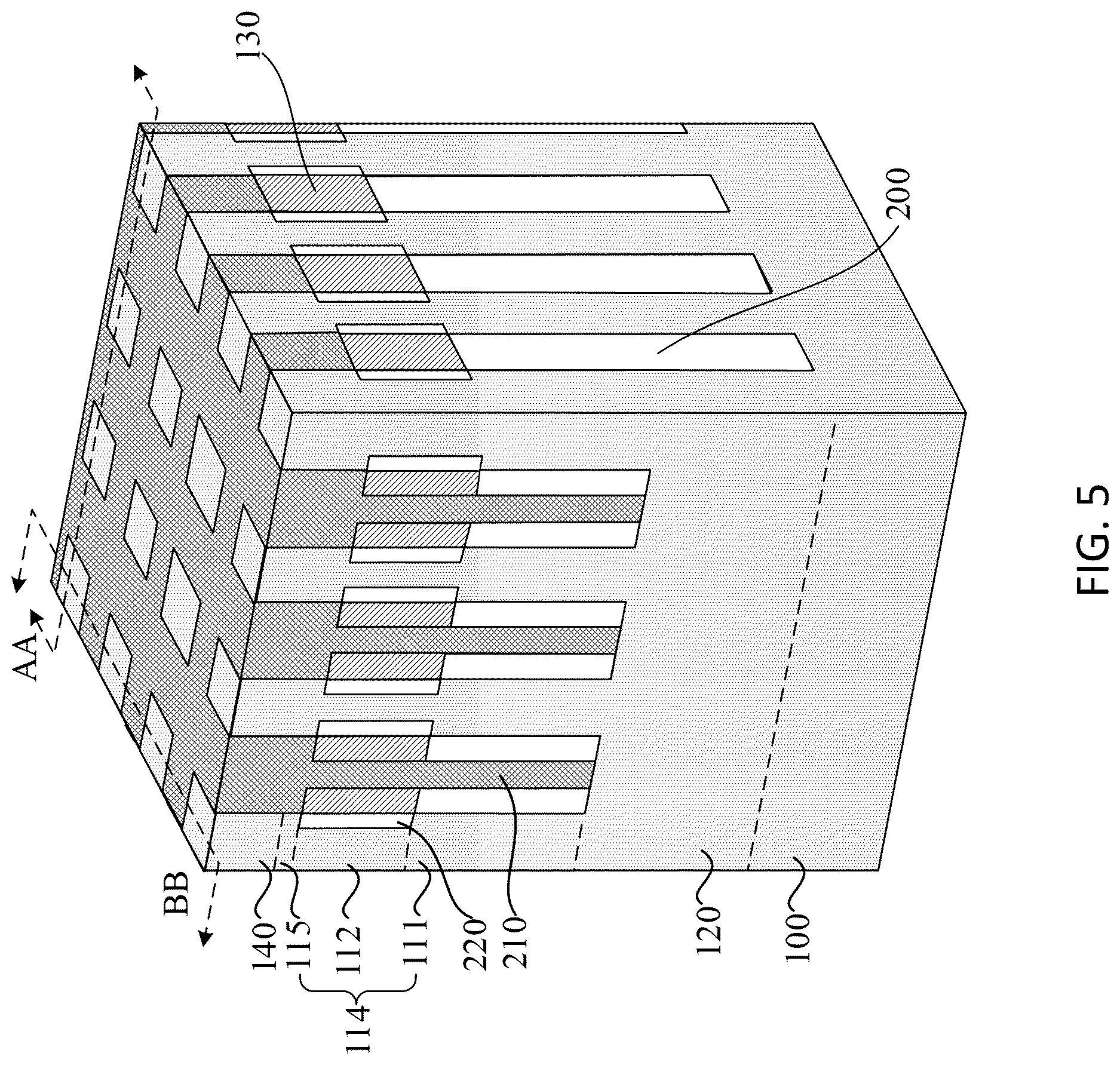 Patent US12610516 Figure 5 – Semiconductor structure and method making the same