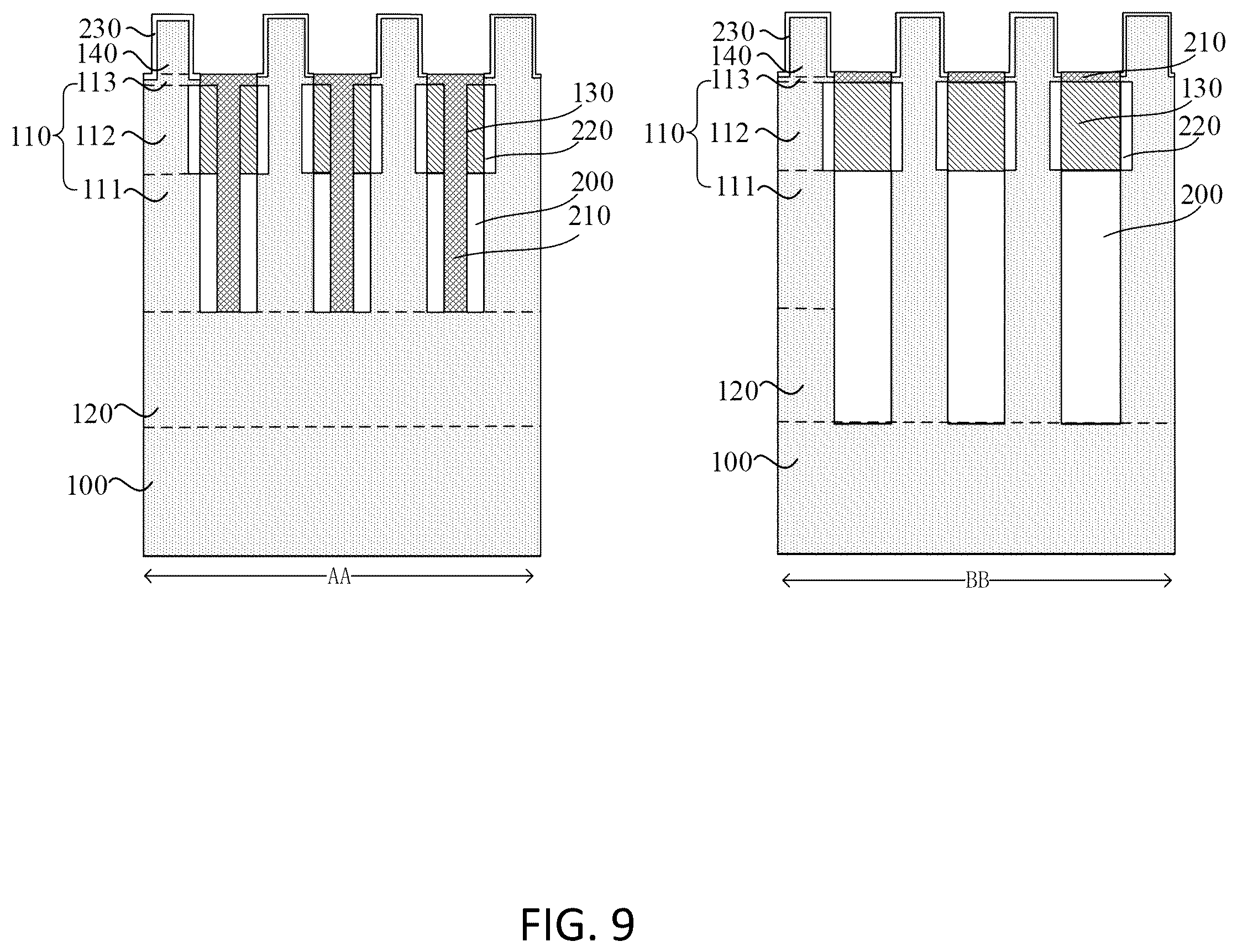 Patent US12610516 Figure 9 – Semiconductor structure and method making the same