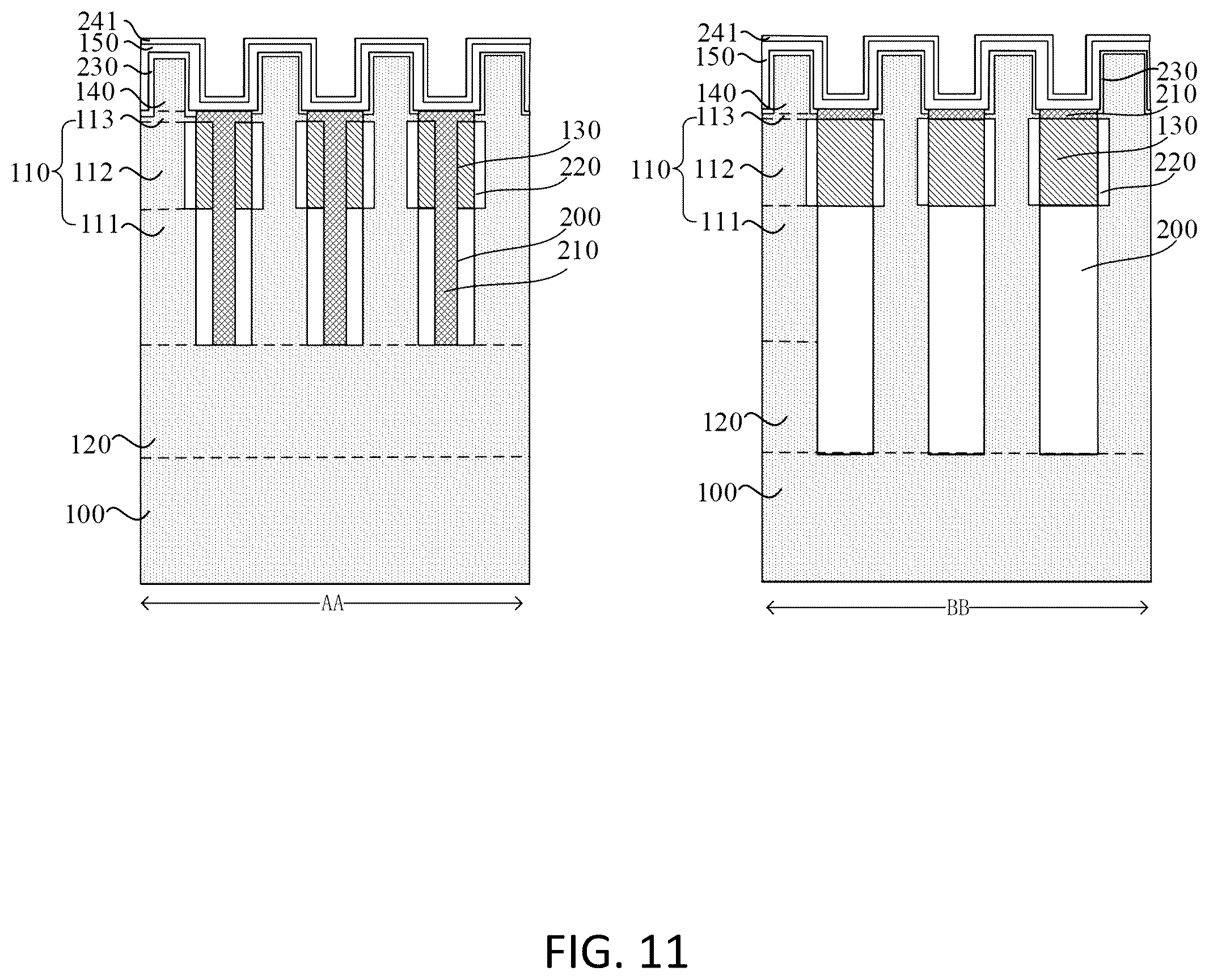 Patent US12610516 Figure 11 – Semiconductor structure and method making the same