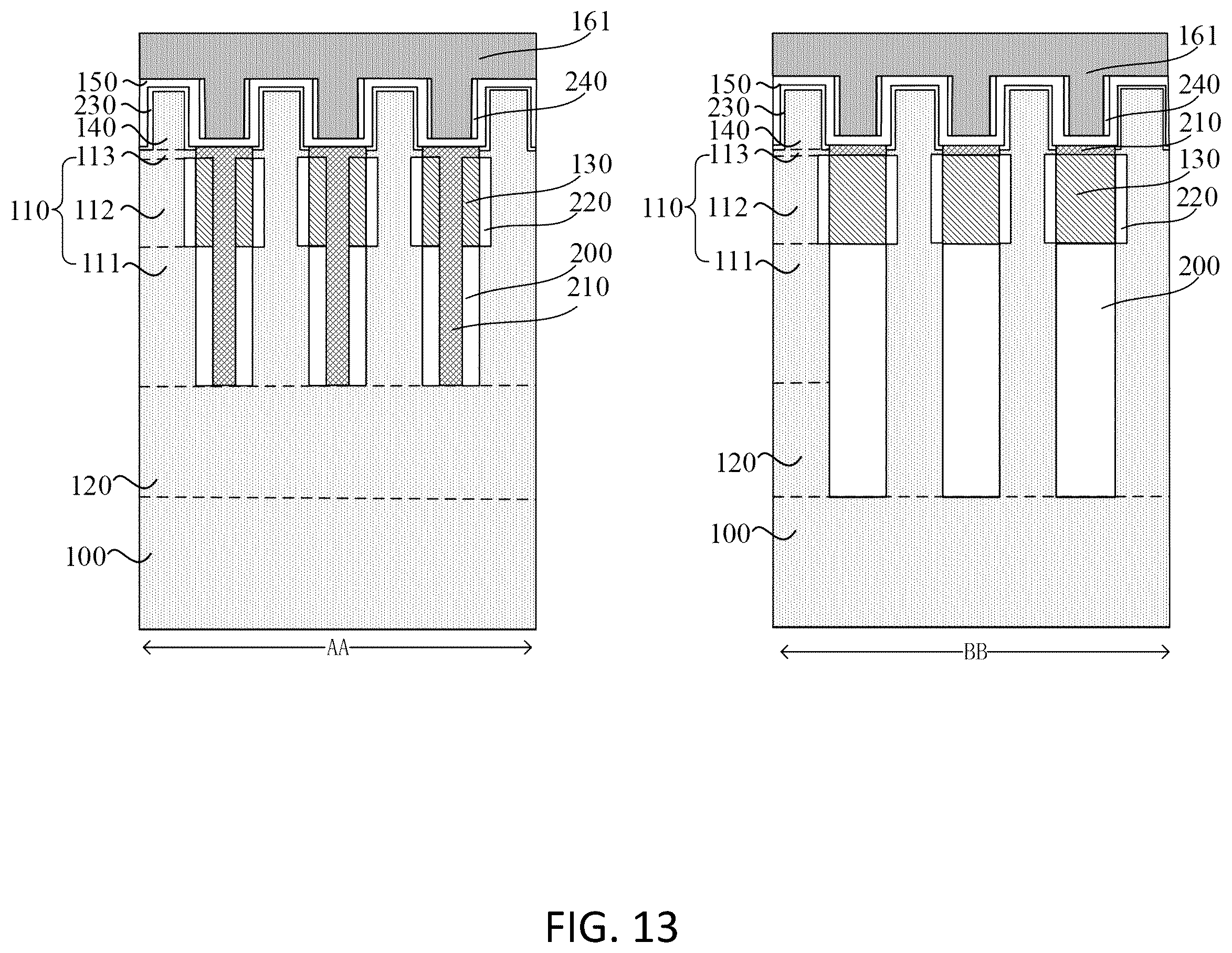 Patent US12610516 Figure 13 – Semiconductor structure and method making the same